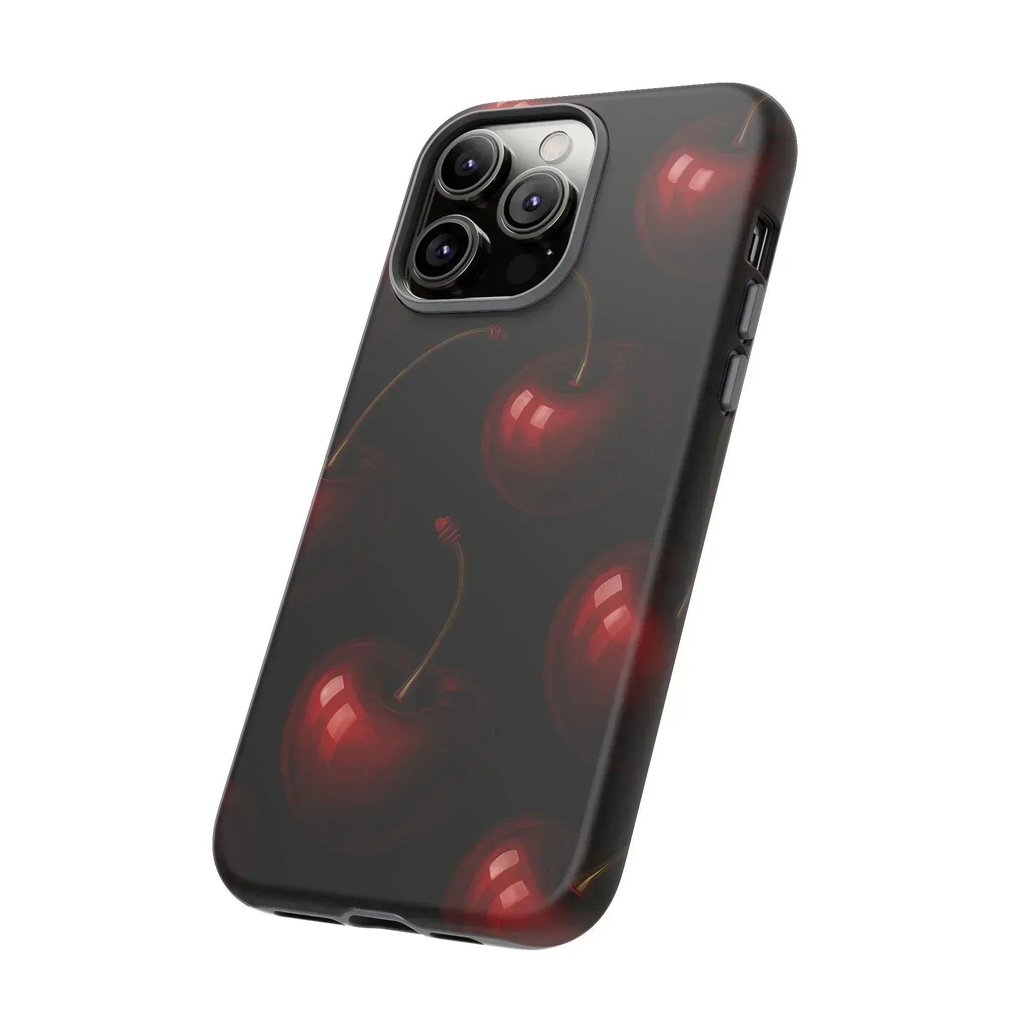 Cherry Phone Case for iPhone X-16 and Galaxy S20-S25 - KARARMDESIGN