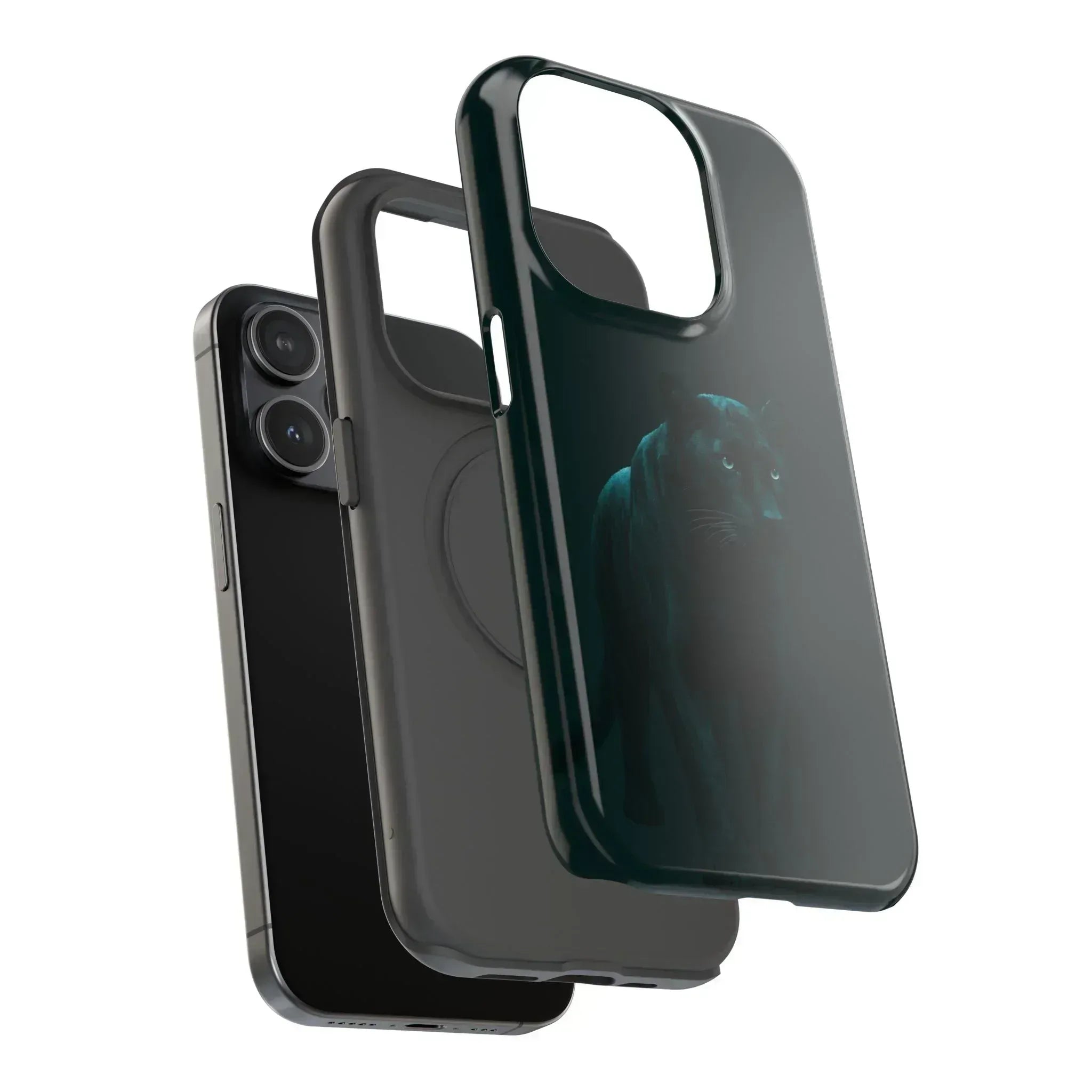 Black Panther Phone Case for iPhone 12-16 and Galaxy S21-S22 - KARARMDESIGN