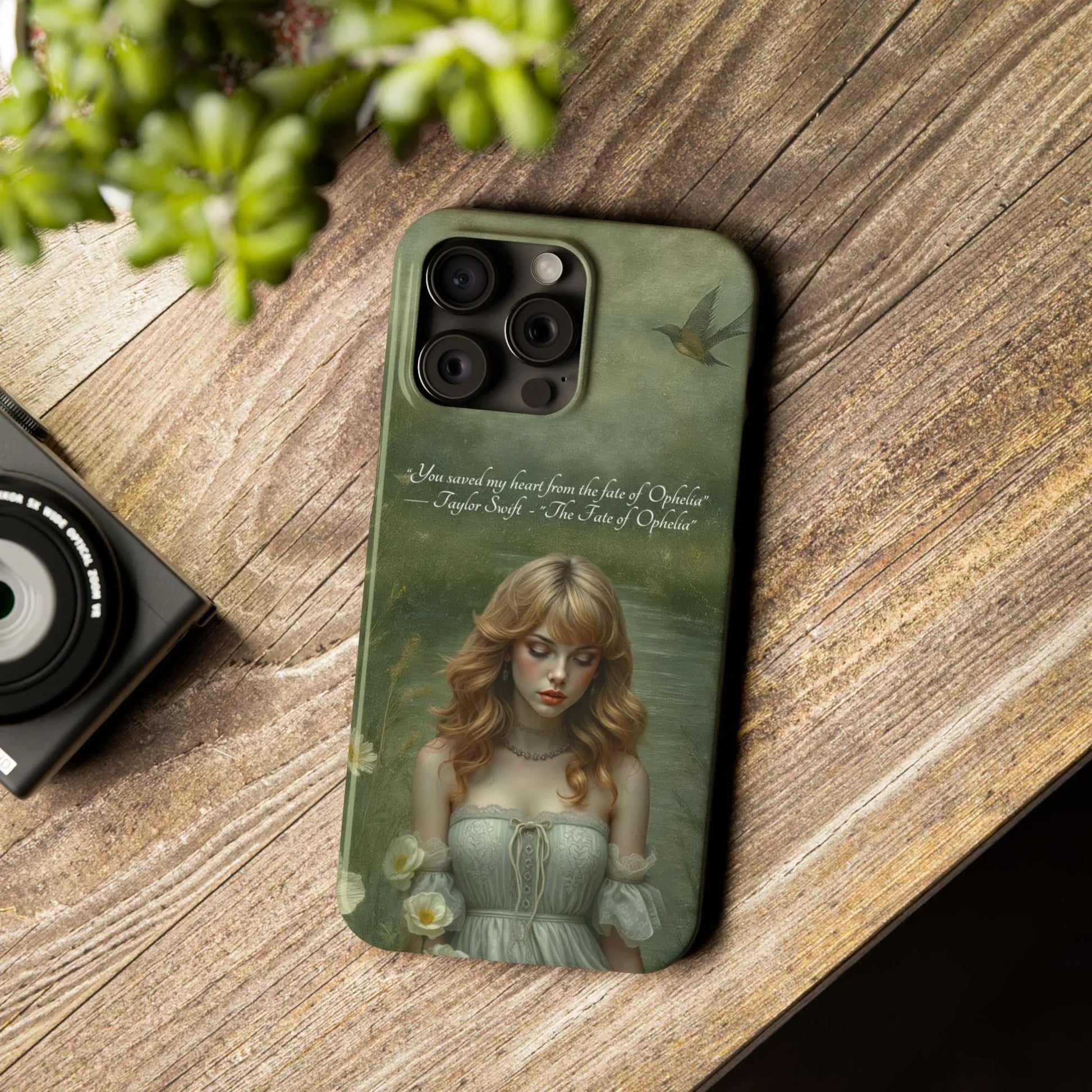 "Melancholic Ophelia" Phone Case for iPhone 11-17 - KARARMDESIGN
