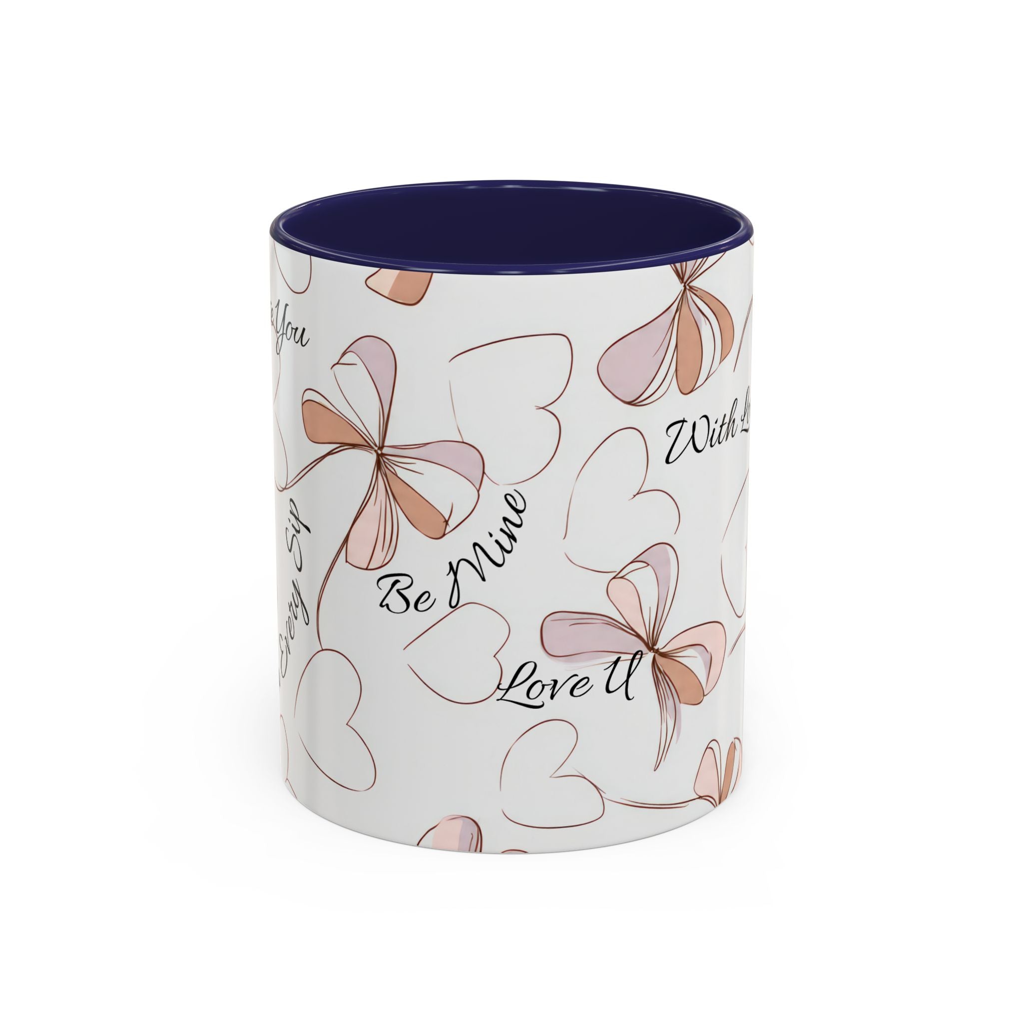 Love Messages Accent Coffee Mug (11, 15oz)