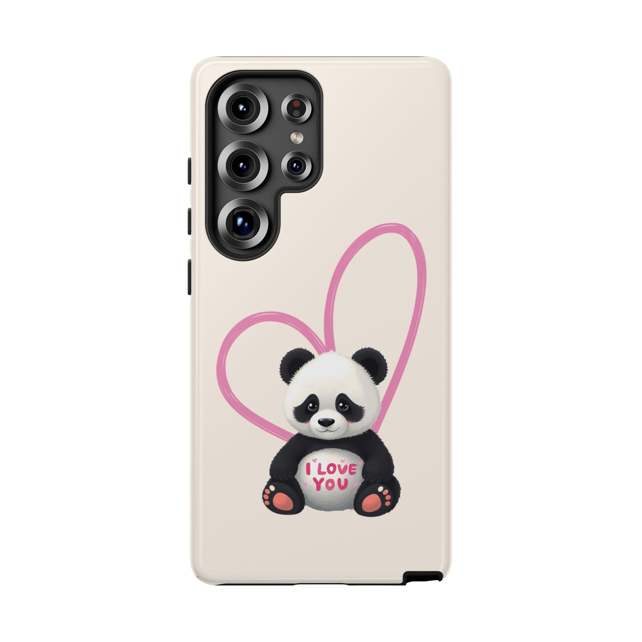 Adorable Panda Love Phone Case – Samsung Galaxy S20-S26