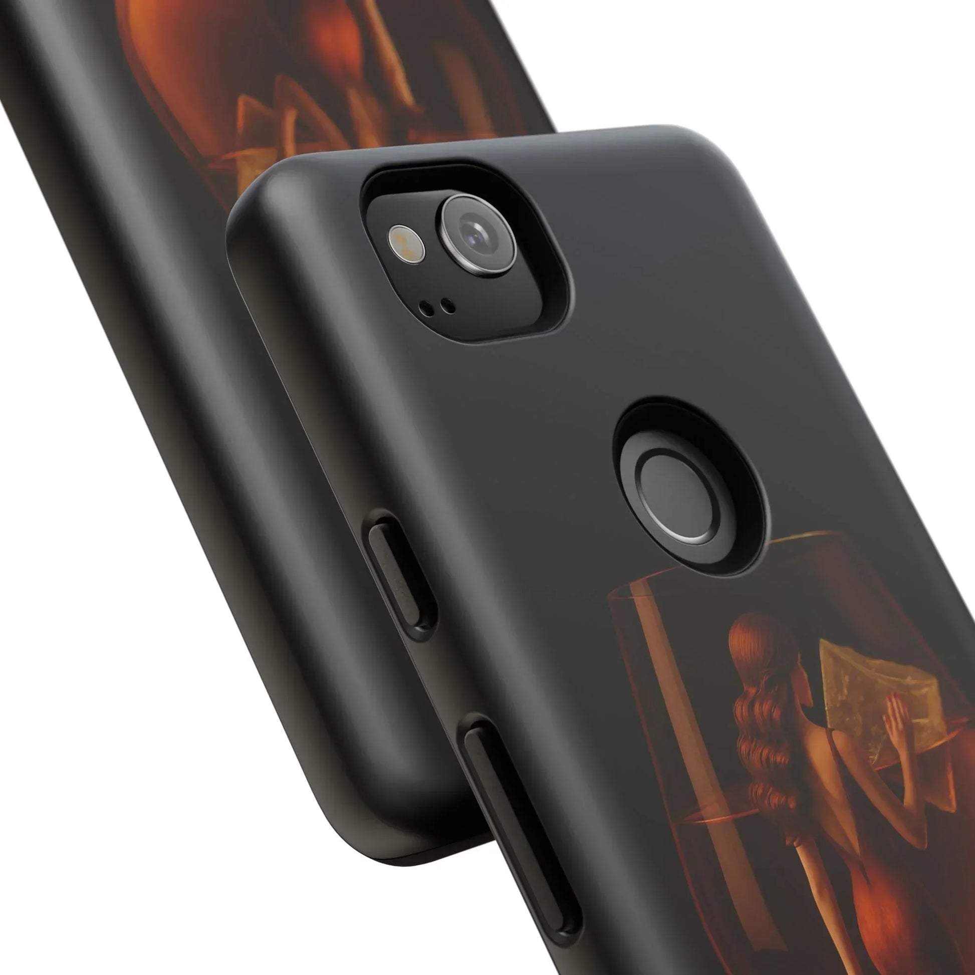 Elegant Midnight Lady Phone Case for iPhone 8-16 and Google Pixel up to 9 Models - KarArmDesign