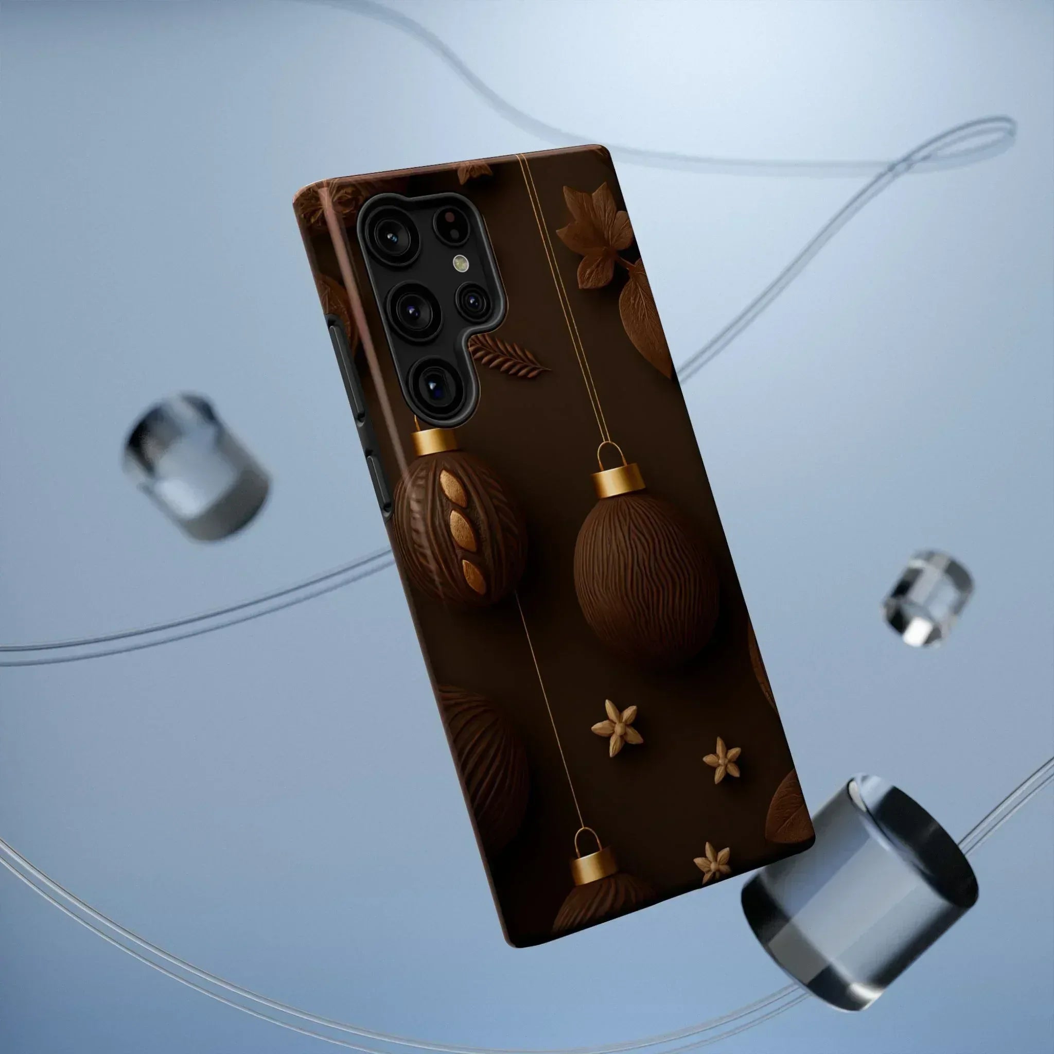 Chocolate Ornaments Phone Case for iPhone 11-17 and Galaxy S21-S22 - KARARMDESIGN