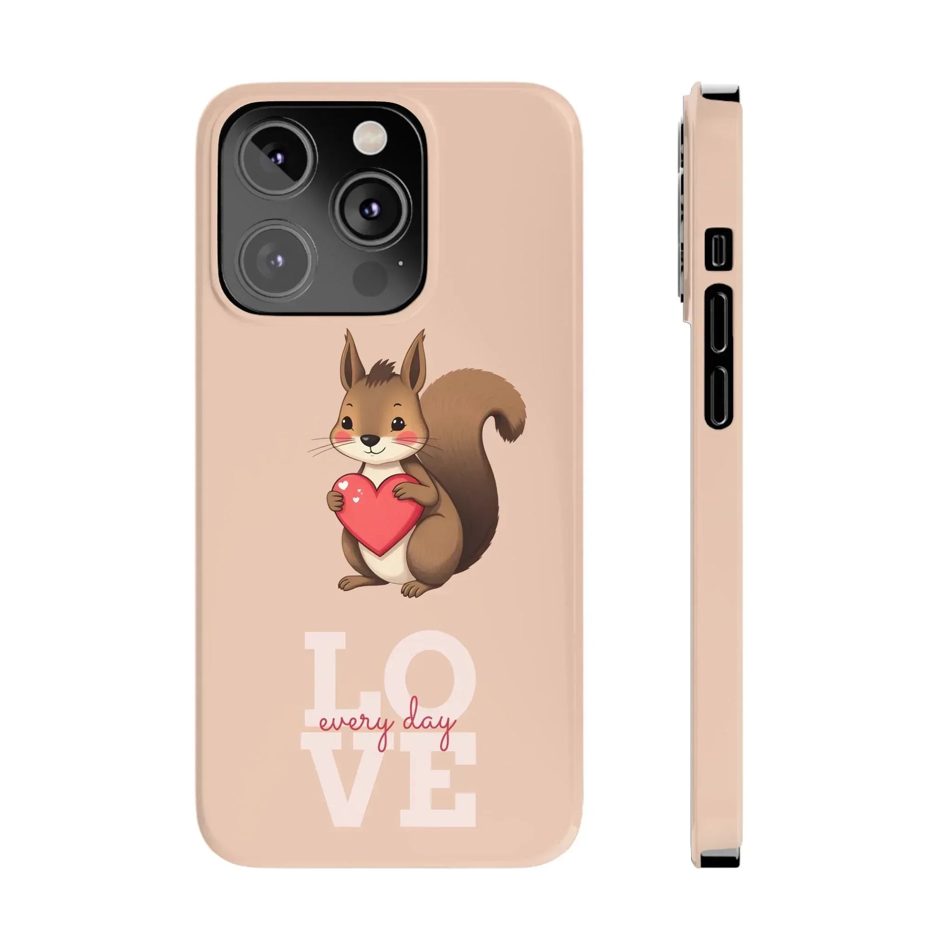 Cute Squirrel Phone Case for iPhone 11-17 - KARARMDESIGN