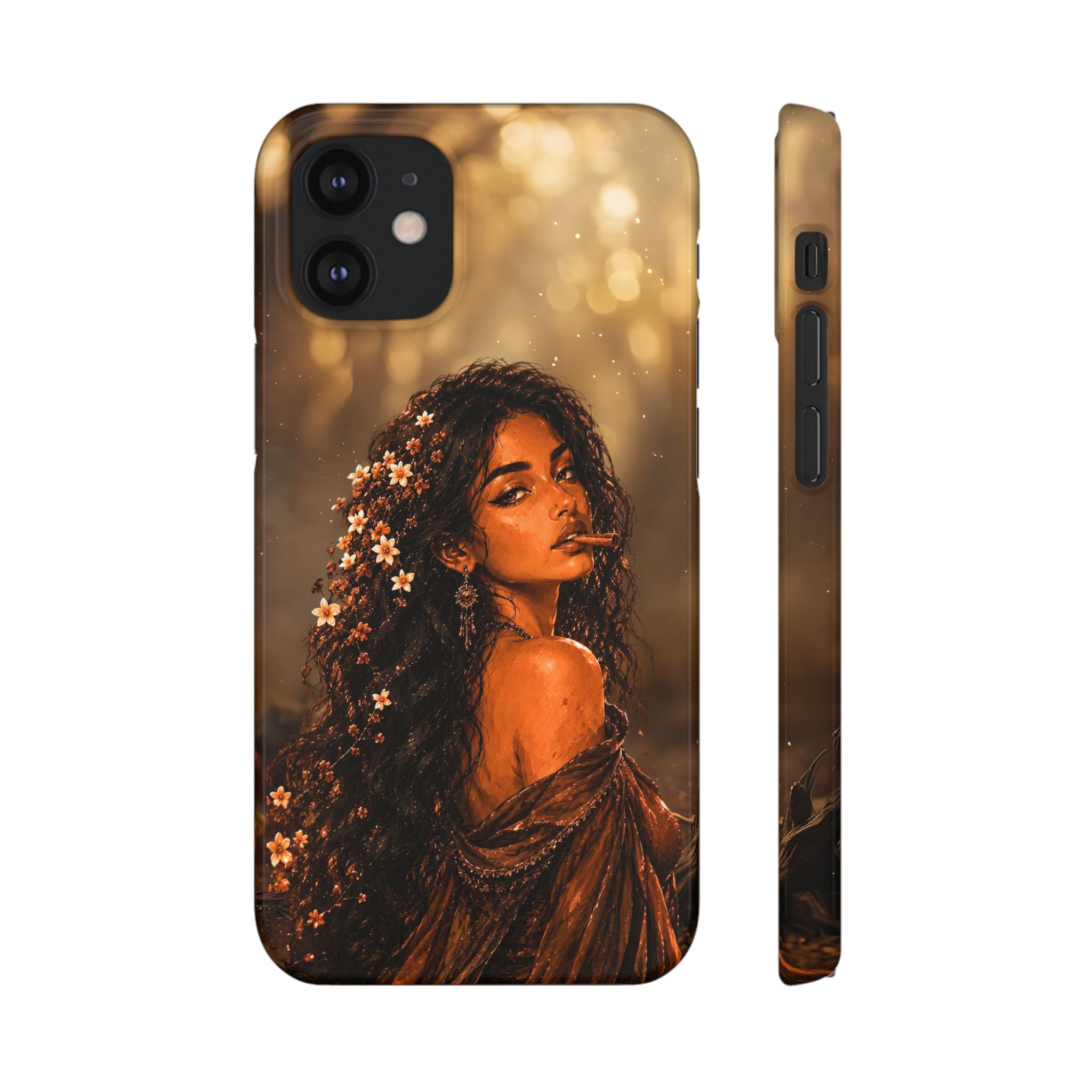Cinnamon Girl Phone Case for iPhone 11-17 & Samsung Galaxy S20-S26