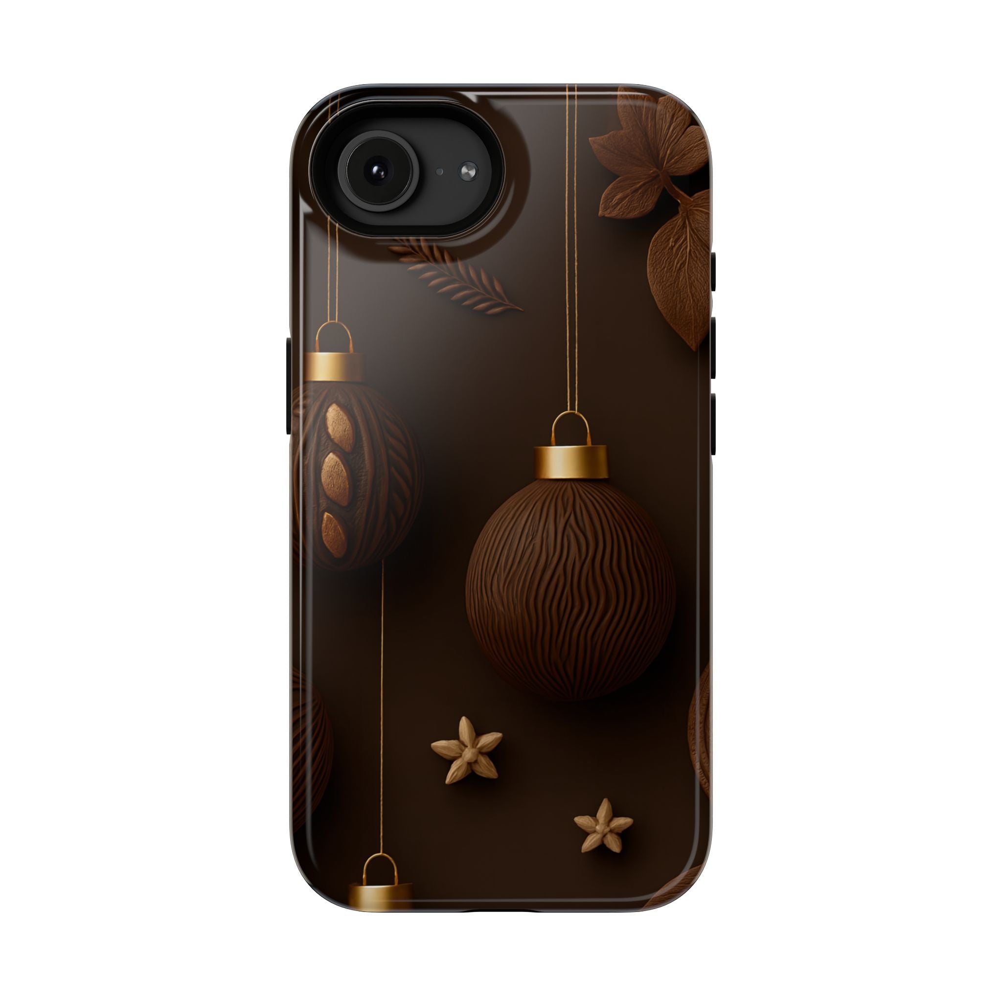 Chocolate Ornaments Phone Case for iPhone 11-17 and Galaxy S22-S26