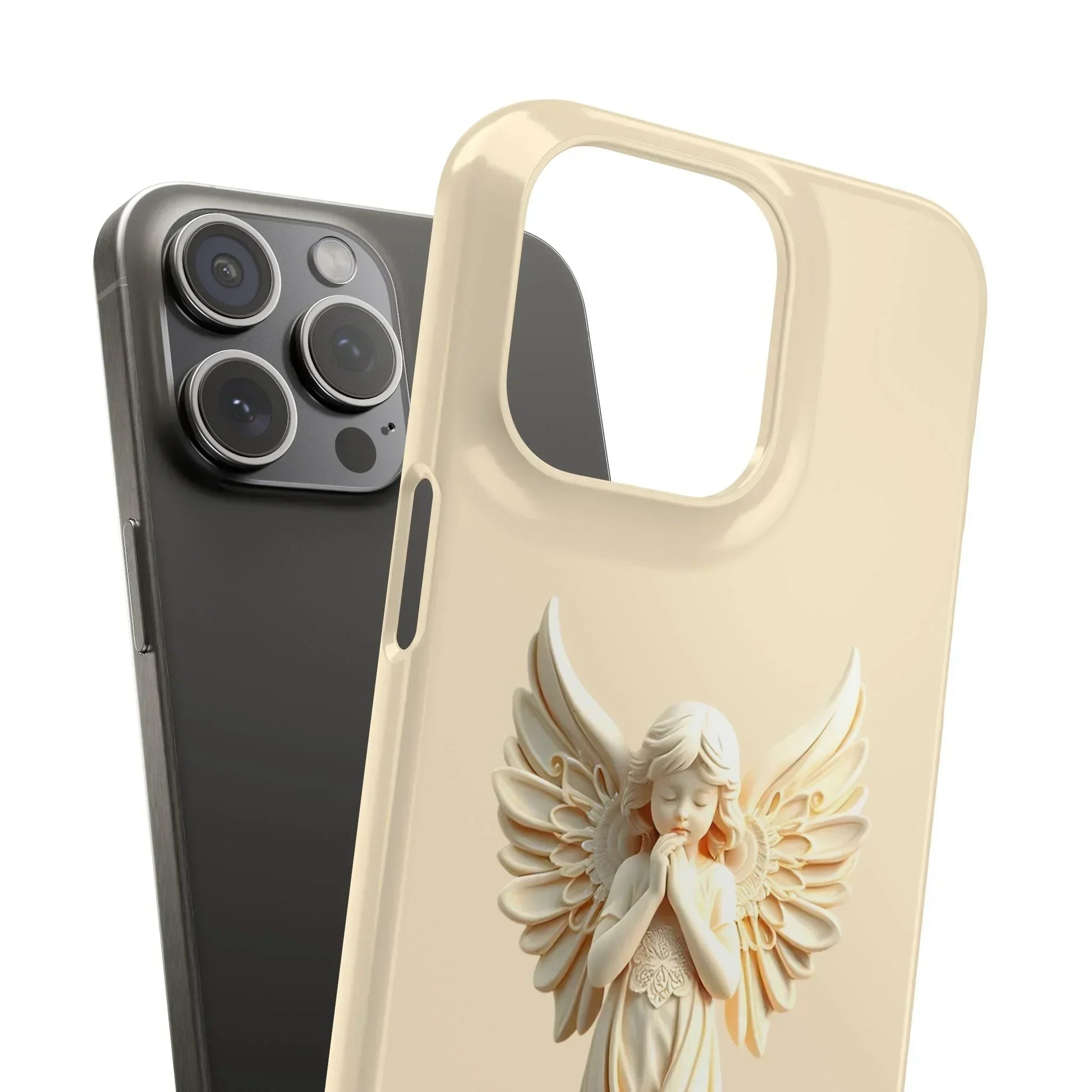 Heavenly Angel Phone Case for iPhone 7-16 and Samsung Galaxy S10-S24 Models - KarArmDesign