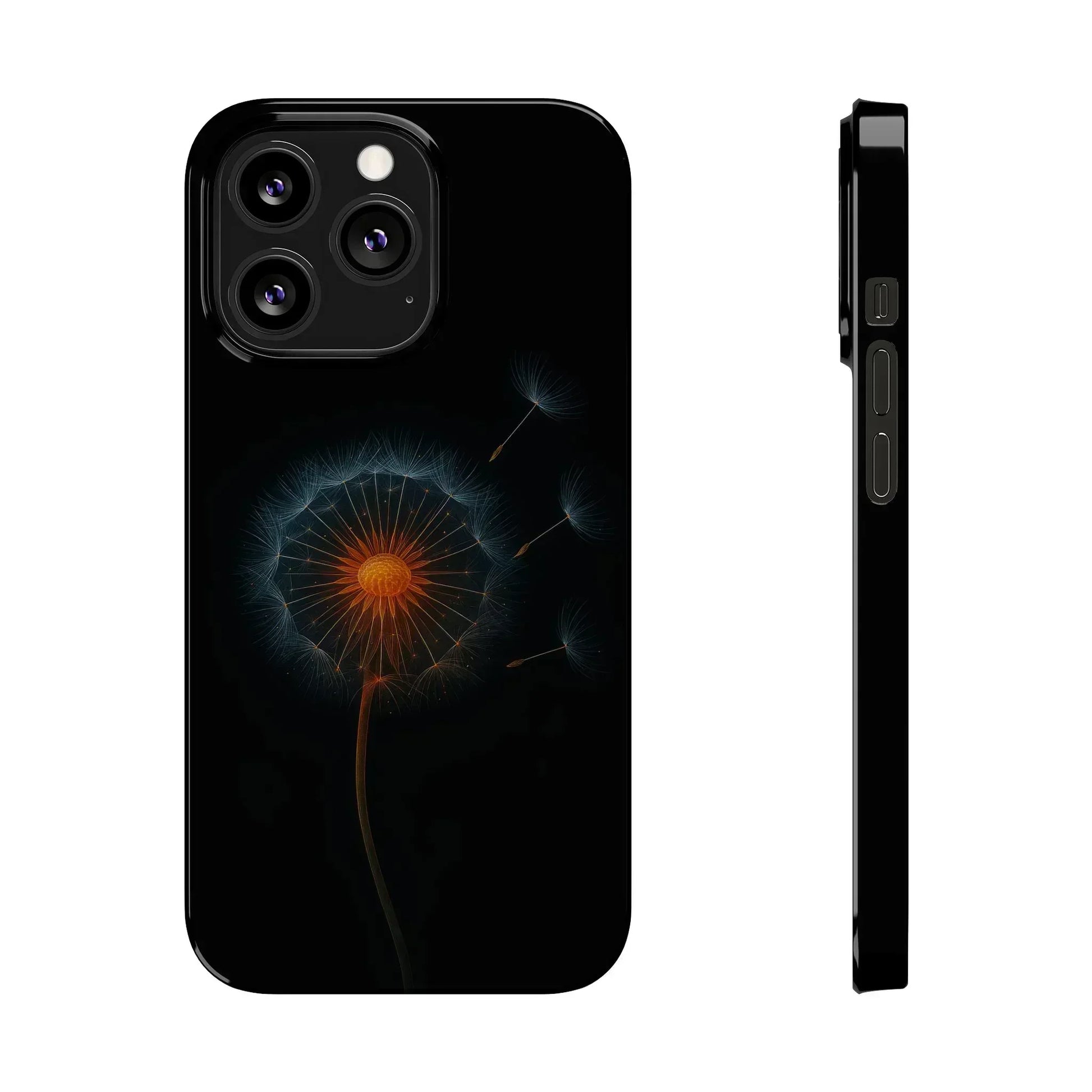 Glowing Dandelion Phone Case for iPhone 11-16 - KARARMDESIGN
