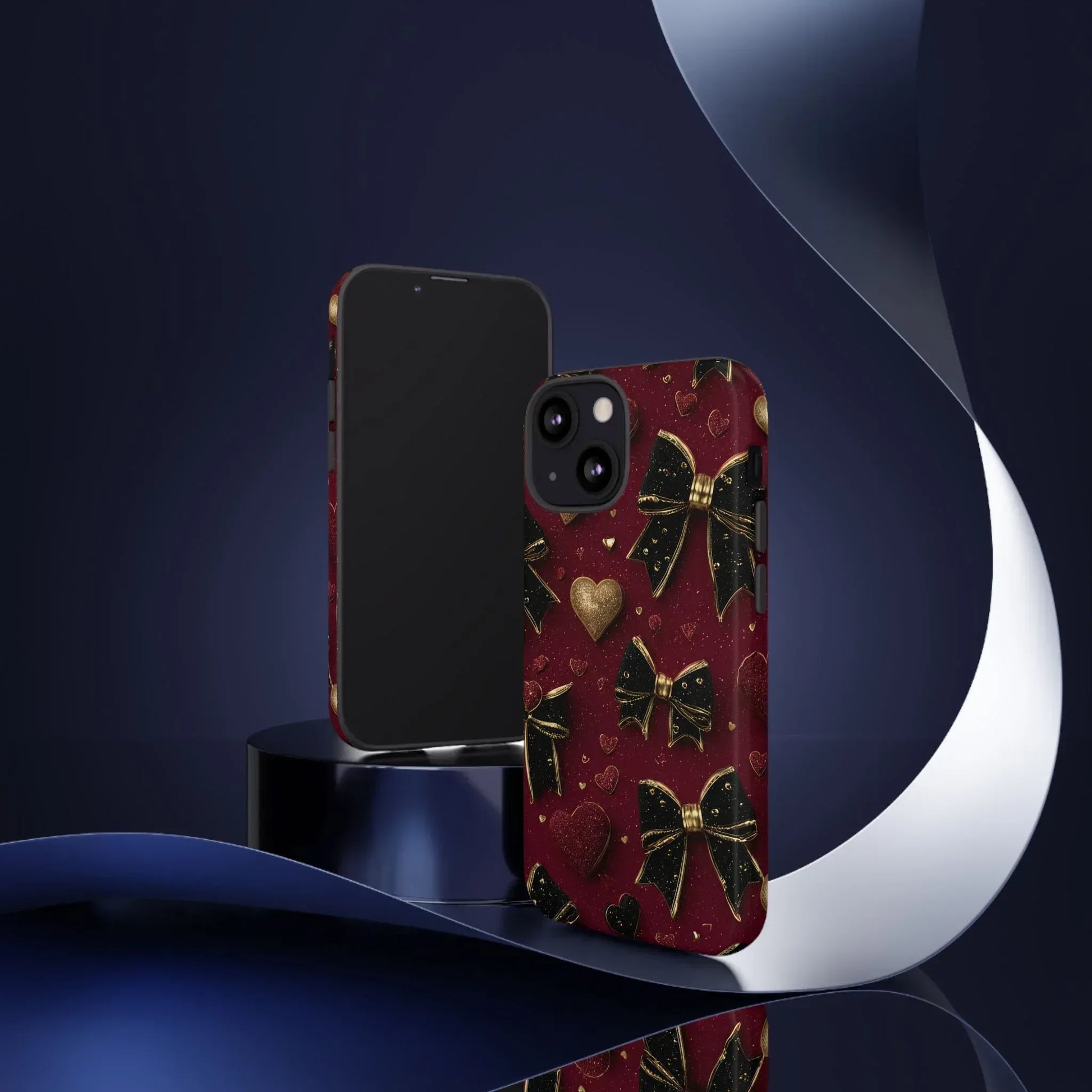 Velvet Valentine Charm Phone Case for iPhone 11-17 and Galaxy S10-S25 - KARARMDESIGN