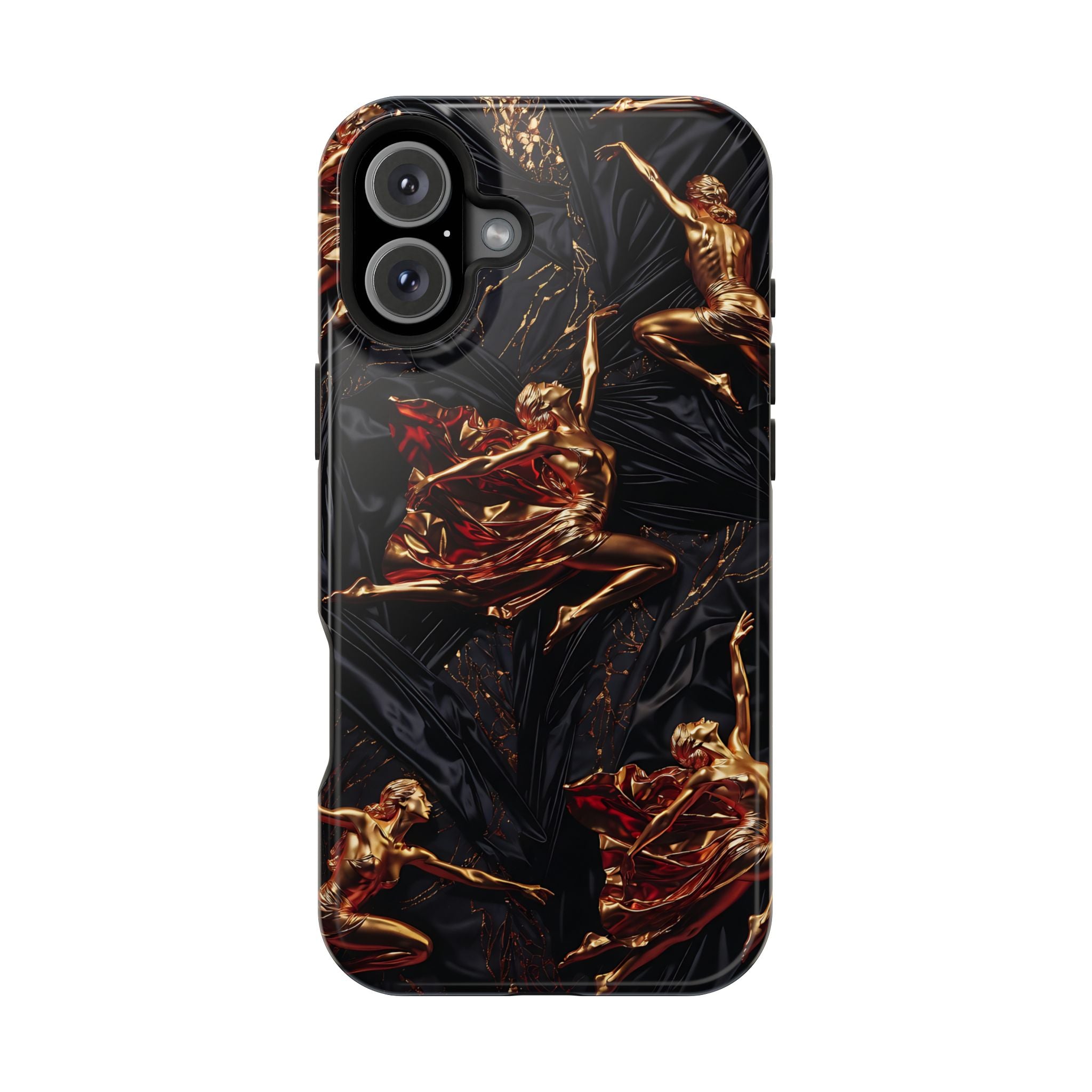 Gold Sculpture Phone Case for iPhone 13-17 & Samsung Galaxy S26