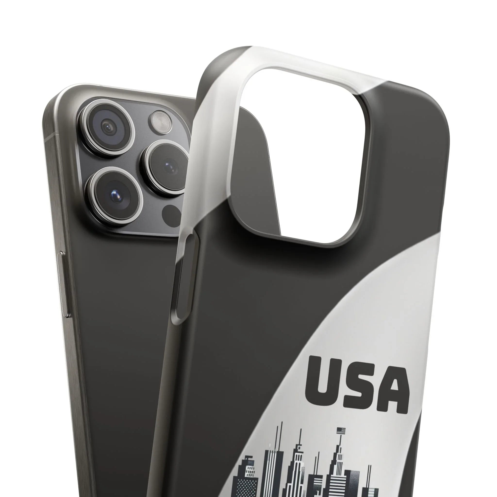 Monochrome New York City Phone Case for iPhone, Galaxy & Pixel - KARARMDESIGN