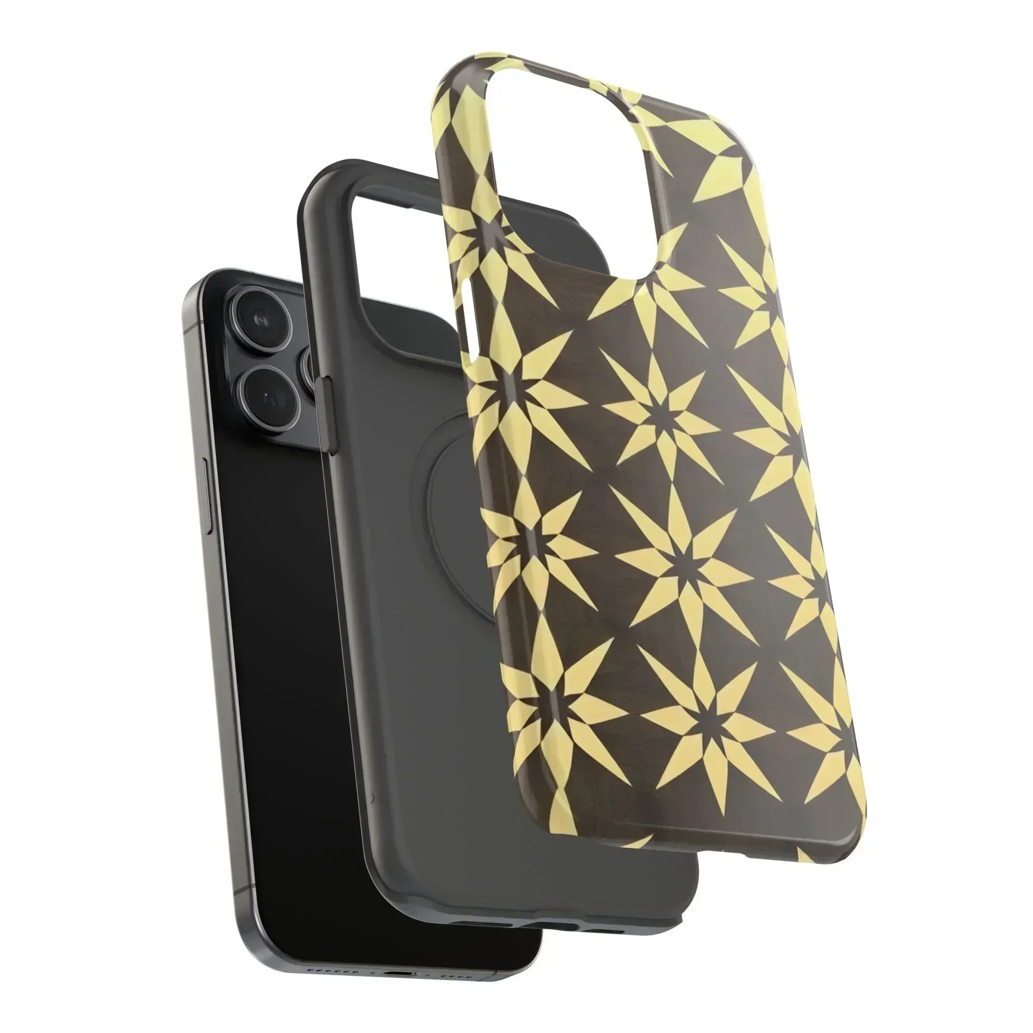 Star Phone Case for iPhone 12-16 and Samsung Galaxy S21-S22 - KARARMDESIGN