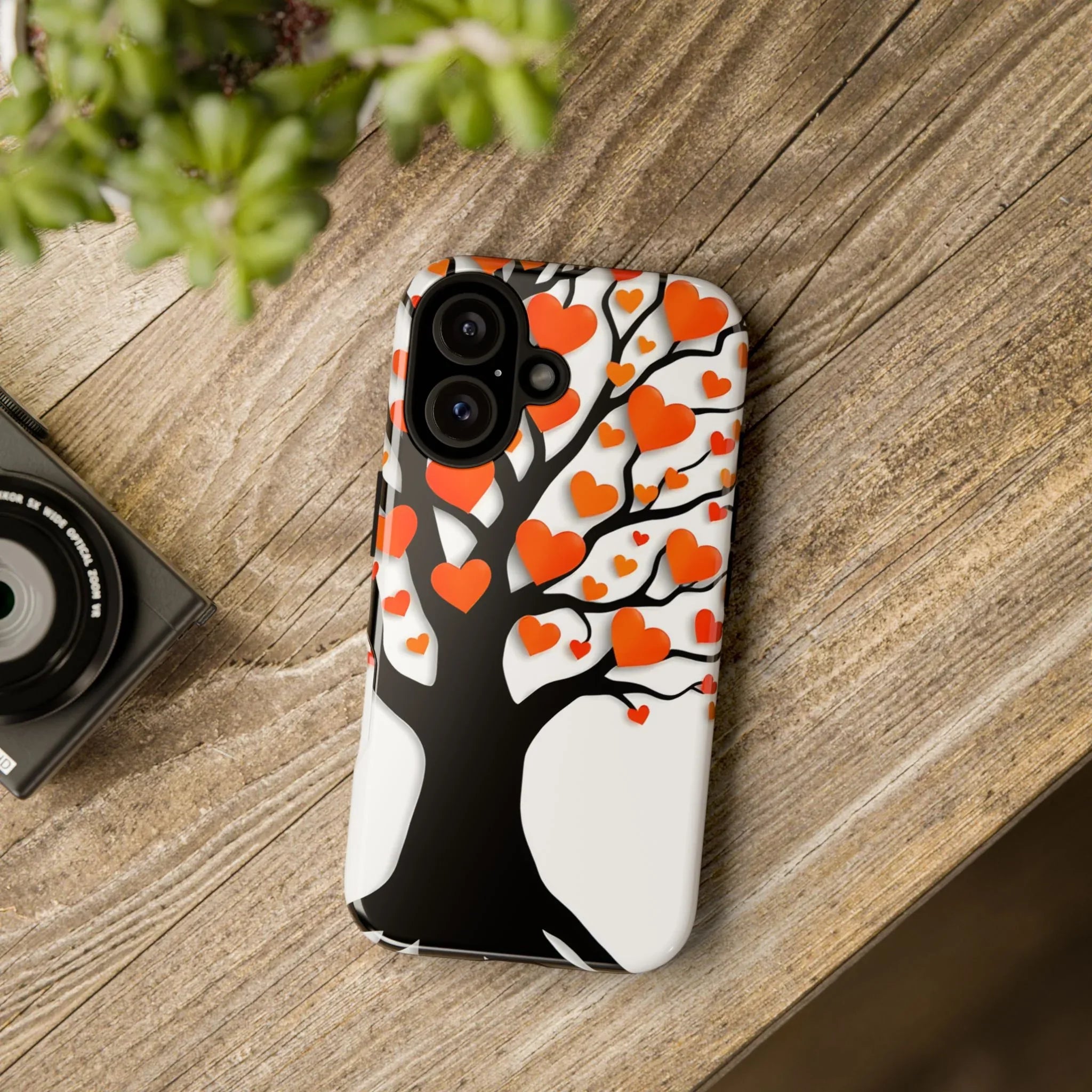 Heart Design Phone Case for iPhone 11–17 and Galaxy S20–S25 - KARARMDESIGN