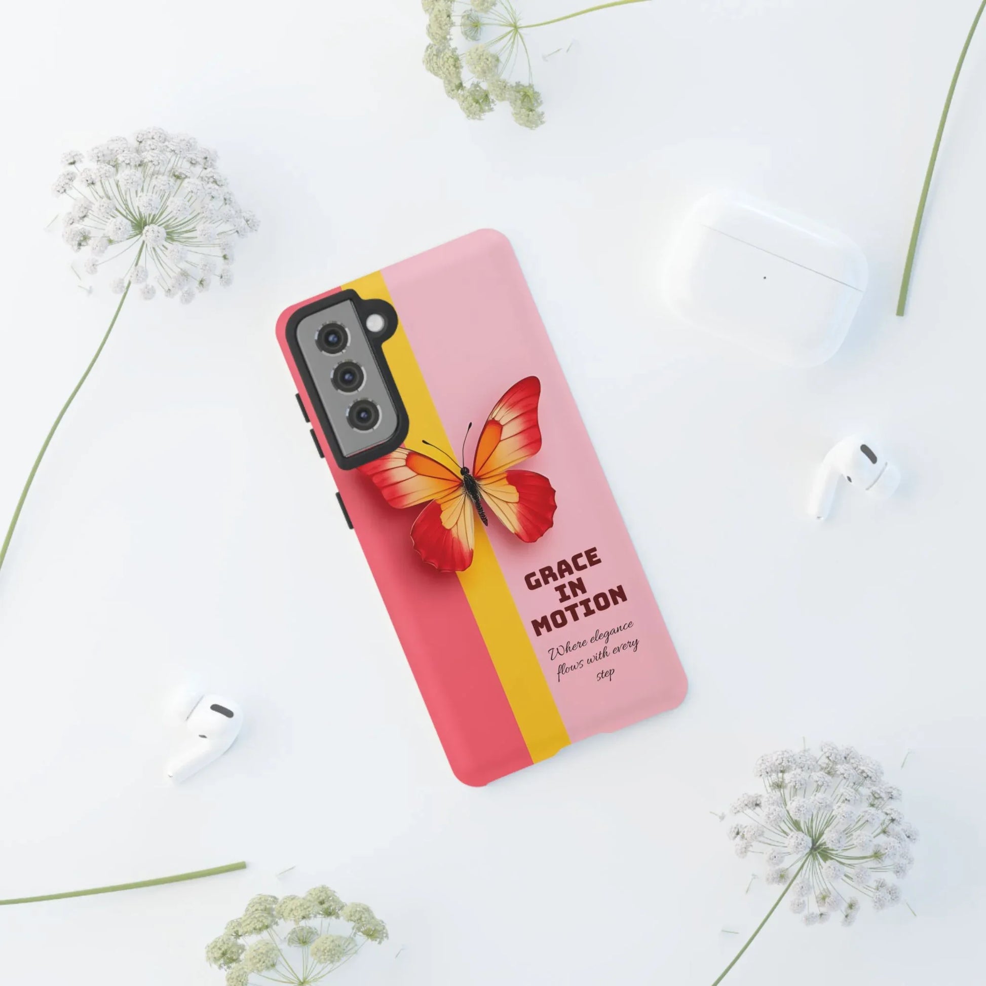 Grace in Motion – Elegant Phone Case for iPhone, Galaxy & Pixel - KARARMDESIGN
