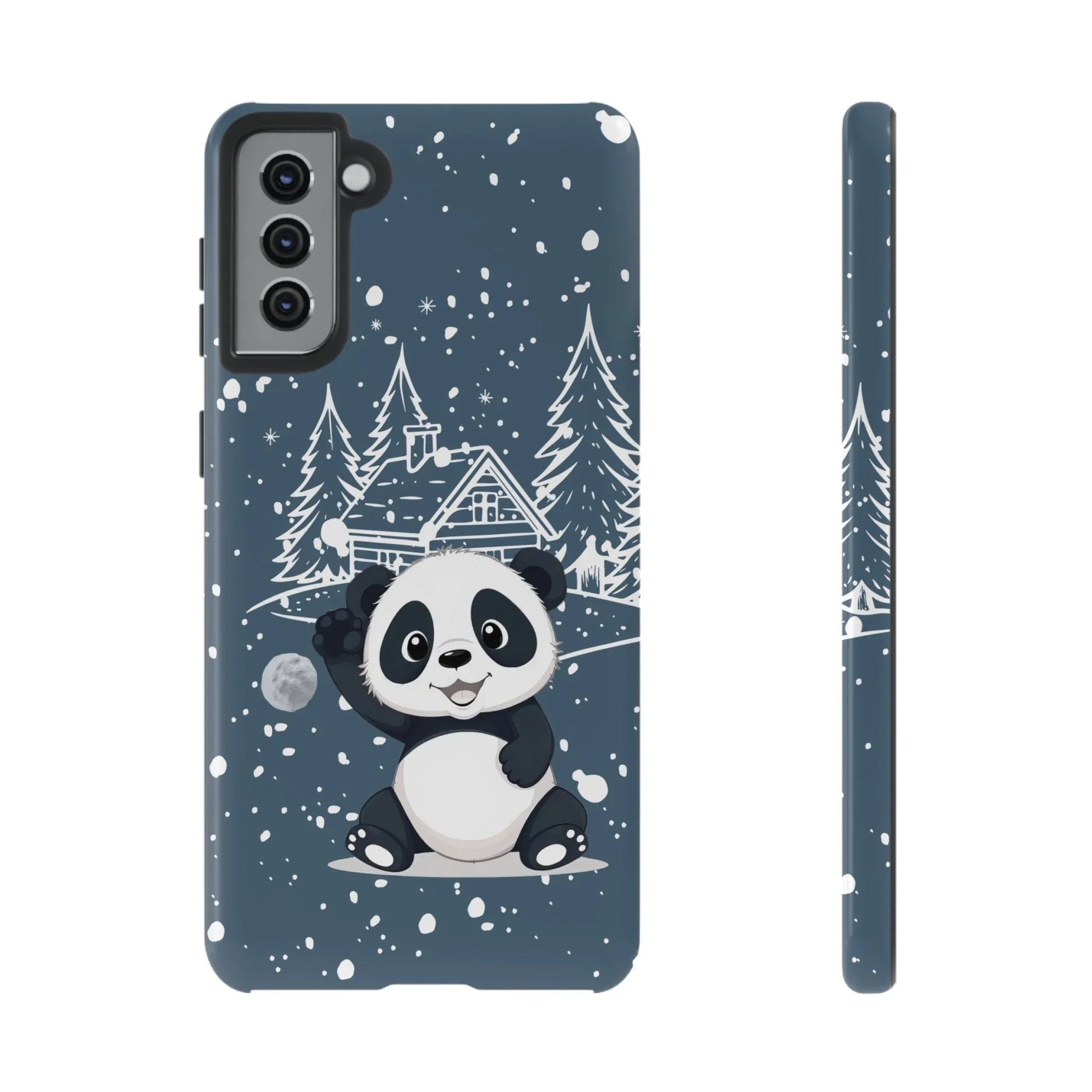 Cute Panda Phone Case for Samsung Galaxy and Google Pixel - KARARMDESIGN