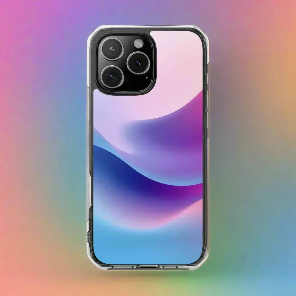 Pastel Wave Phone Case for iPhone 14–16 - KARARMDESIGN