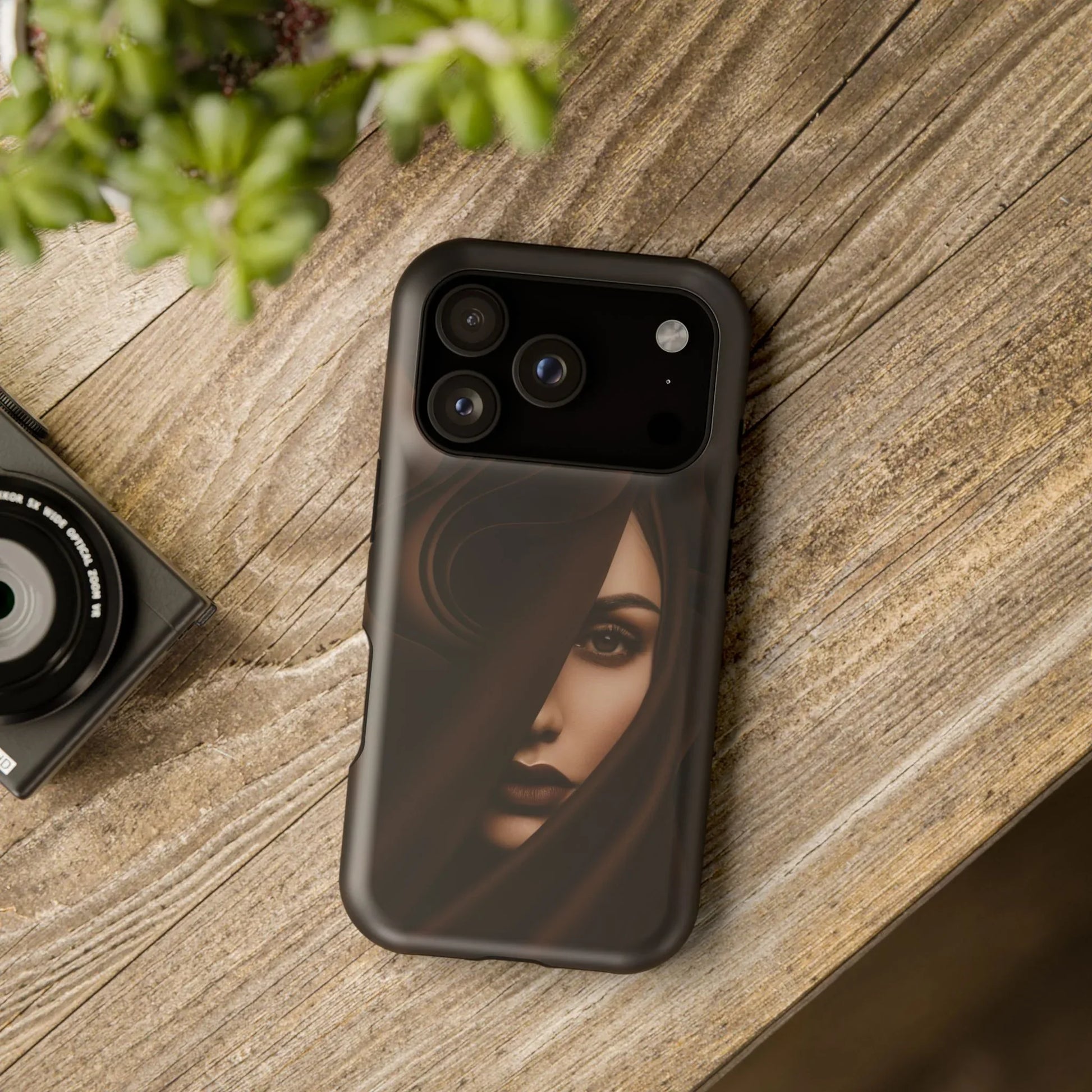 Mystery Woman Phone Case for iPhone 17, Air, Pro, Pro Max - KARARMDESIGN