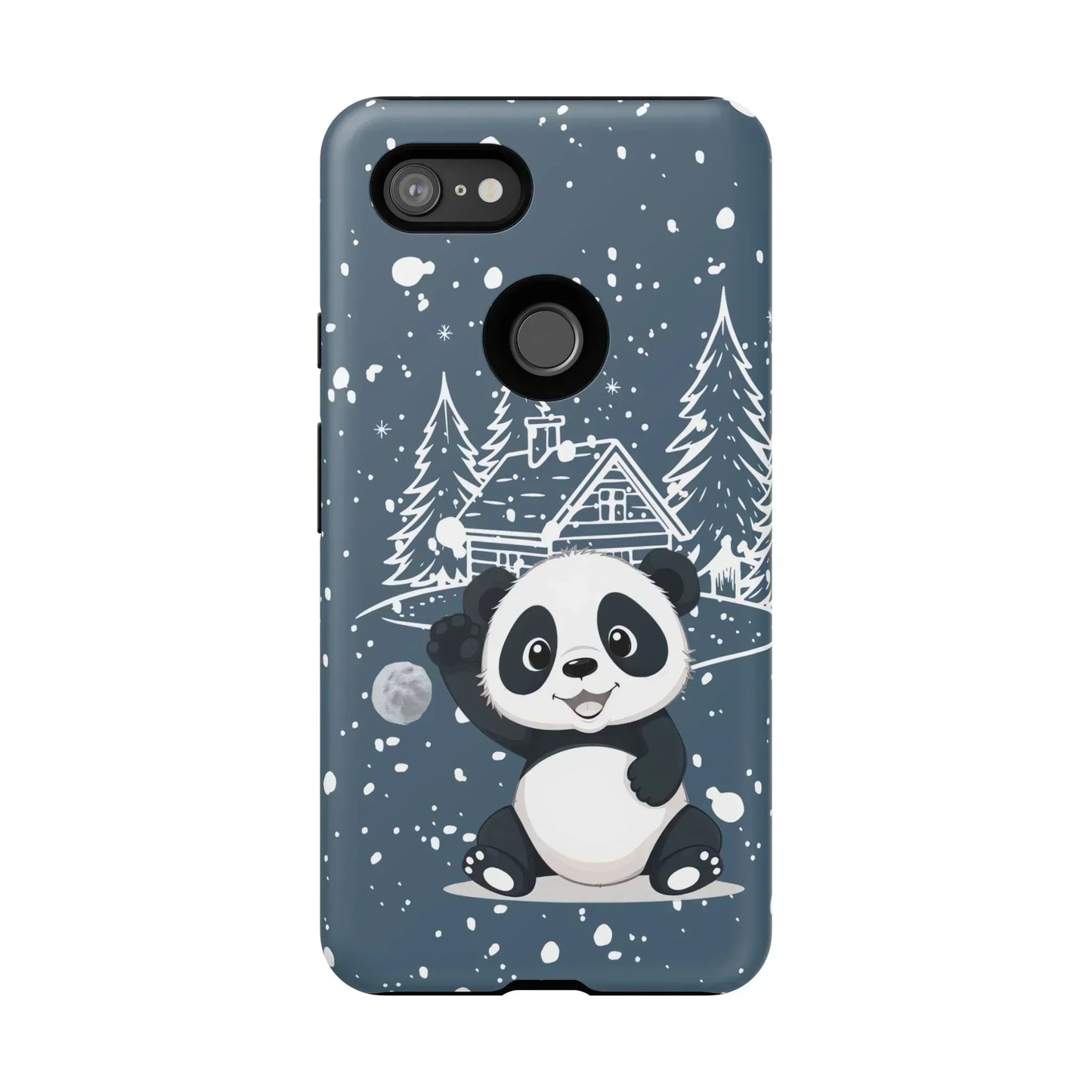 Cute Panda Phone Case for Samsung Galaxy and Google Pixel - KarArmDesign