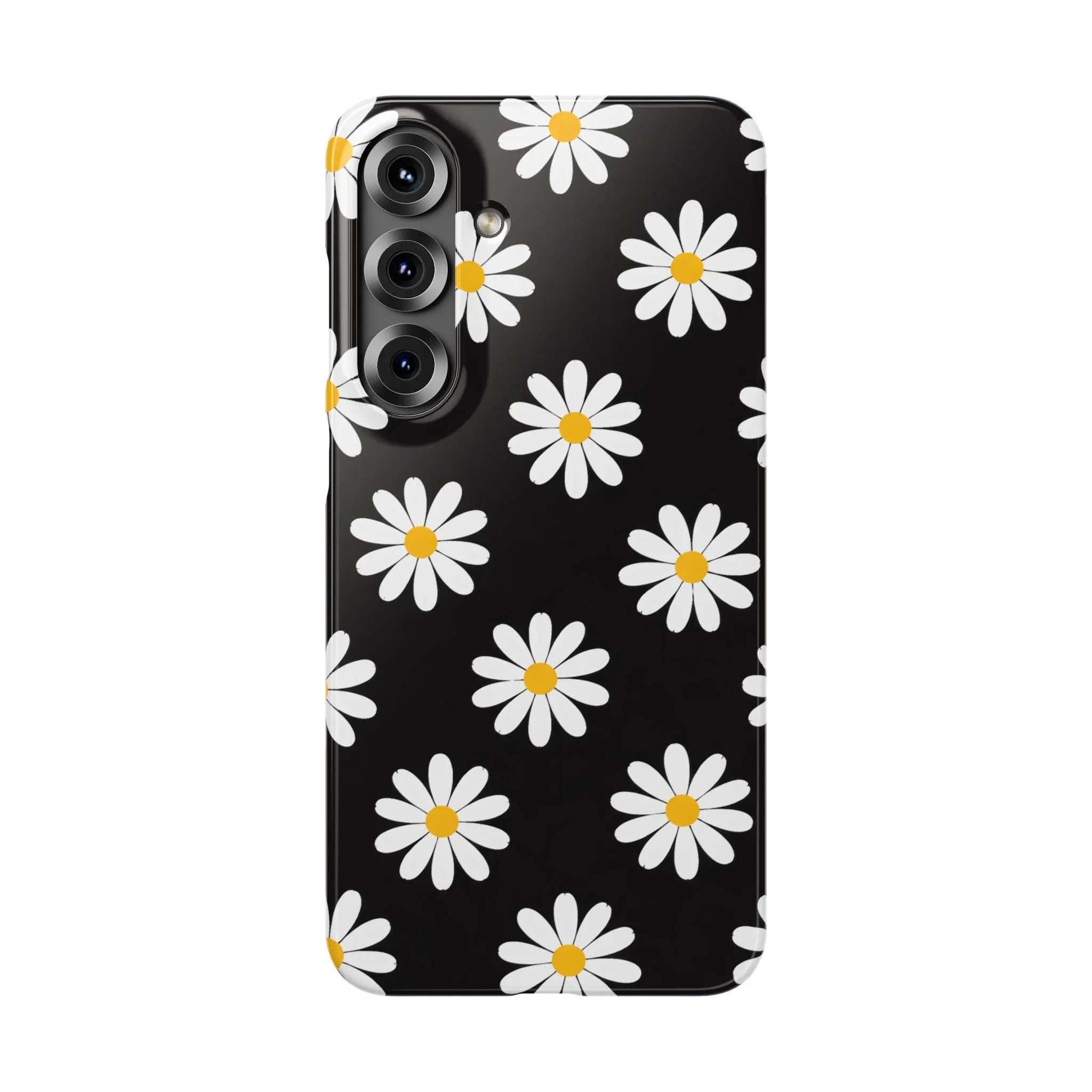 Daisy Charm Phone Case for iPhone 11-17 and Galaxy S20-S25 - KARARMDESIGN