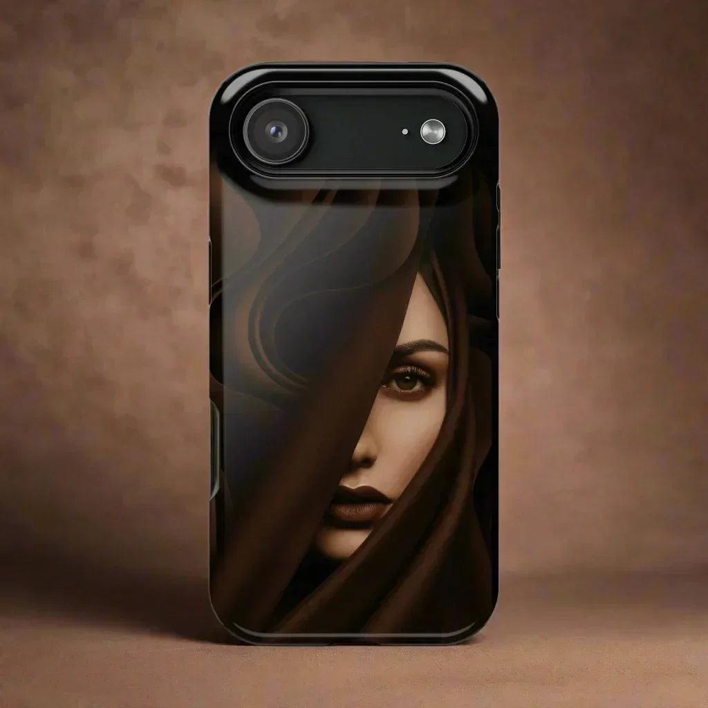 Mystery Woman Phone Case for iPhone 17, Air, Pro, Pro Max - KarArmDesign