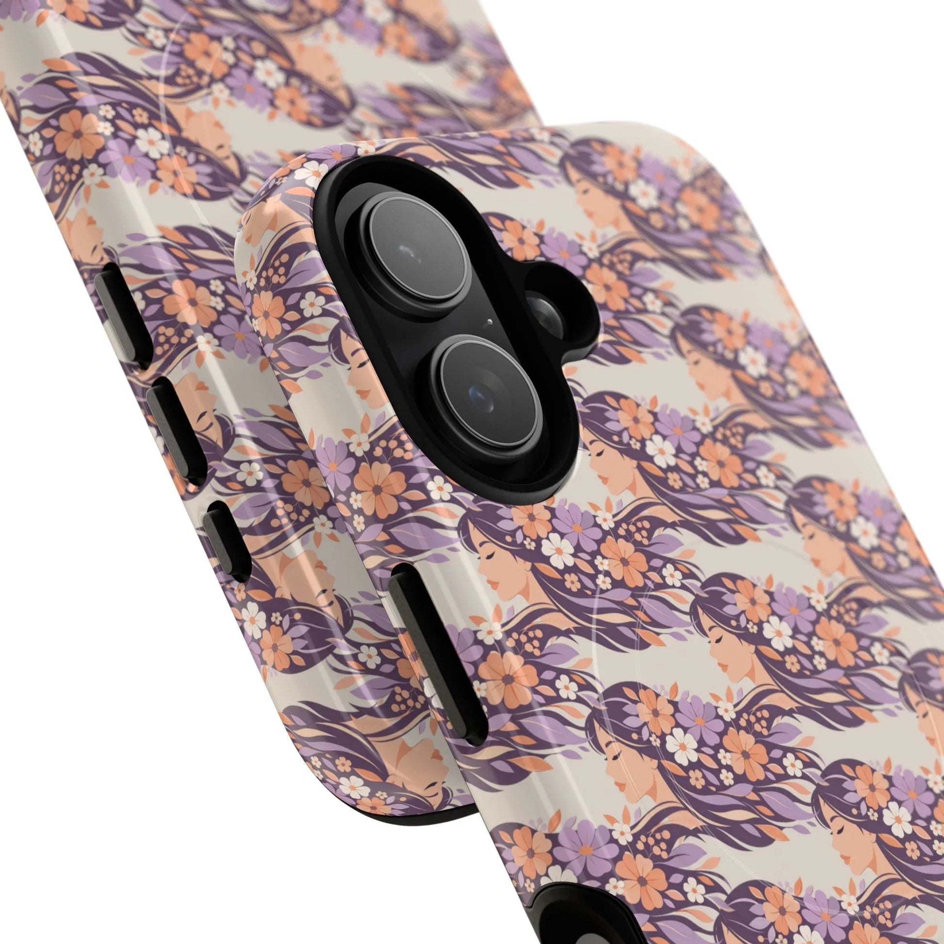 Floral Goddess Phone Case for iPhone 13-17 - KARARMDESIGN
