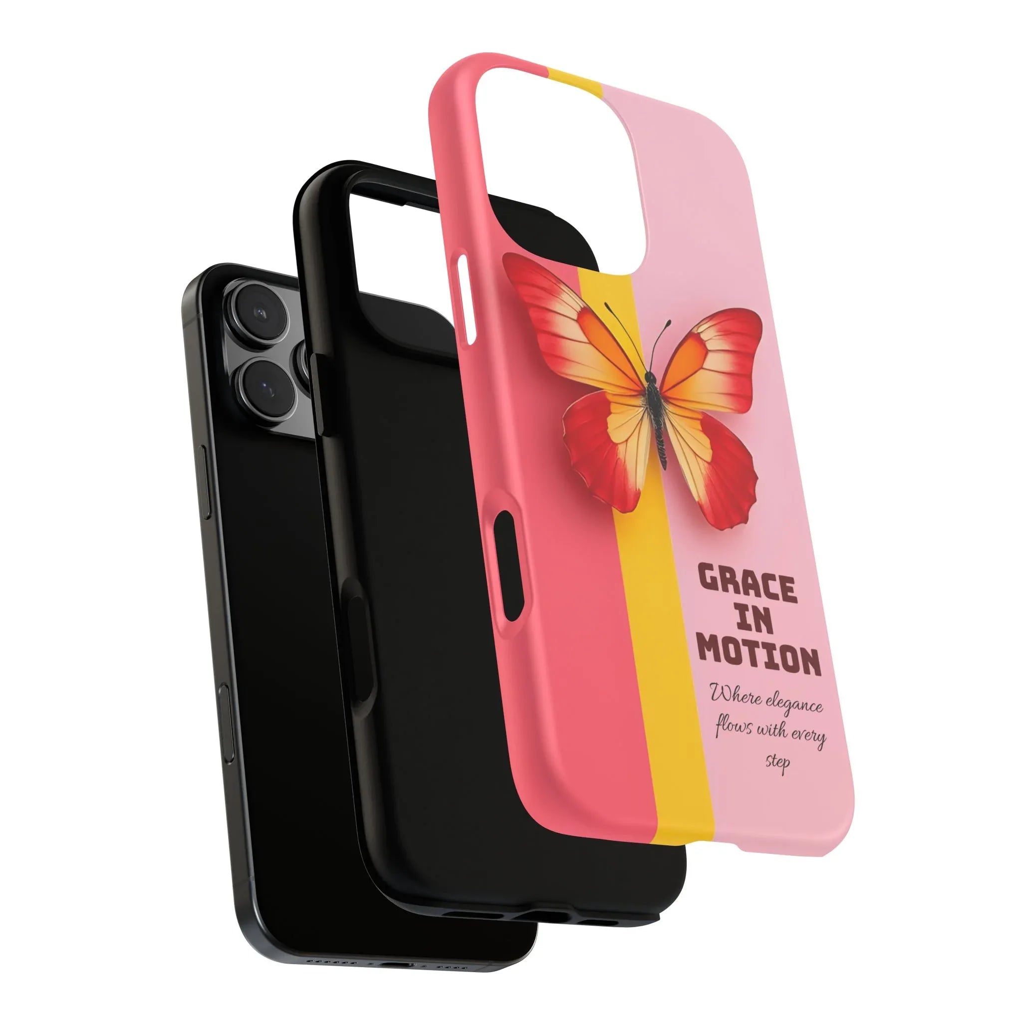 Grace in Motion – Elegant Phone Case for iPhone, Galaxy & Pixel - KARARMDESIGN