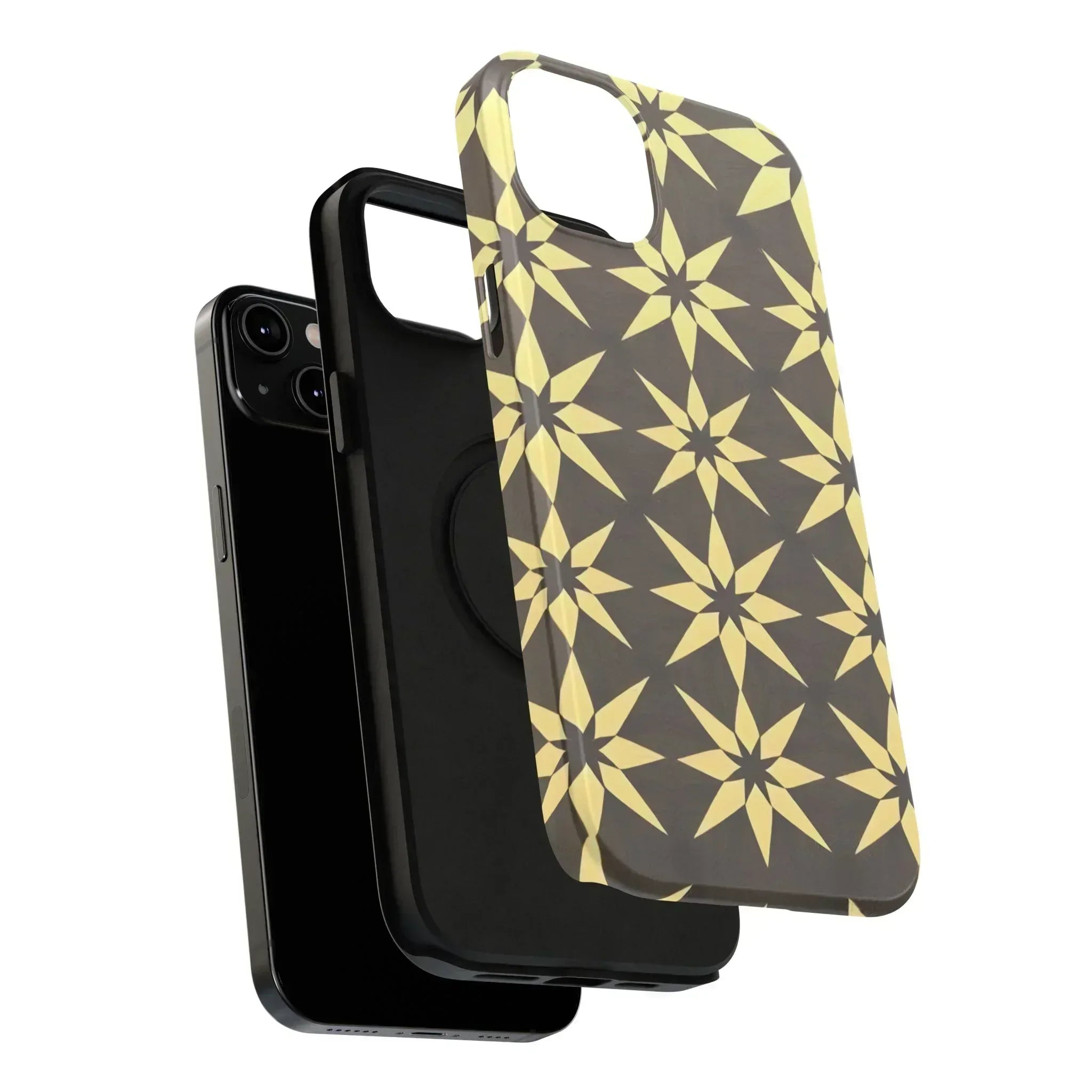 Star Phone Case for iPhone 12-16 and Samsung Galaxy S21-S22 - KARARMDESIGN