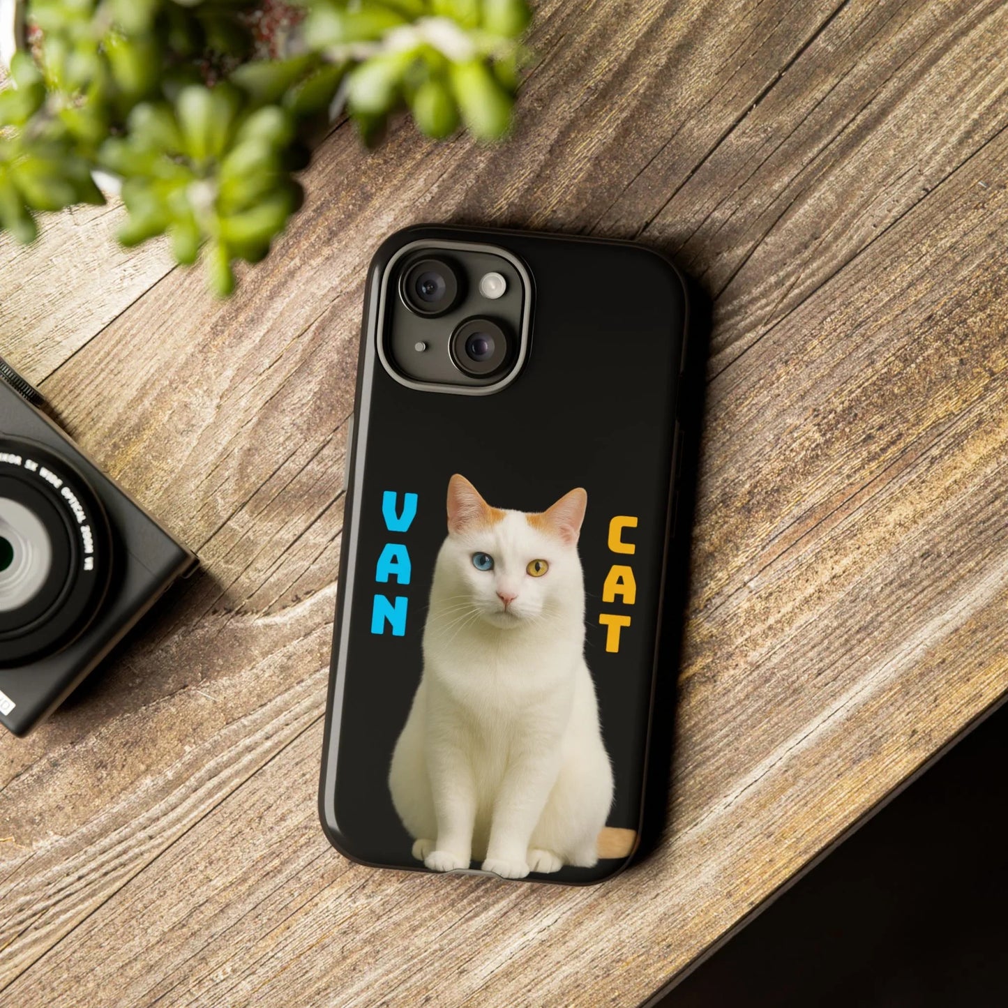 VAN CAT Phone Case for iPhone 8-16 and Samsung Galaxy S20-S25 Models