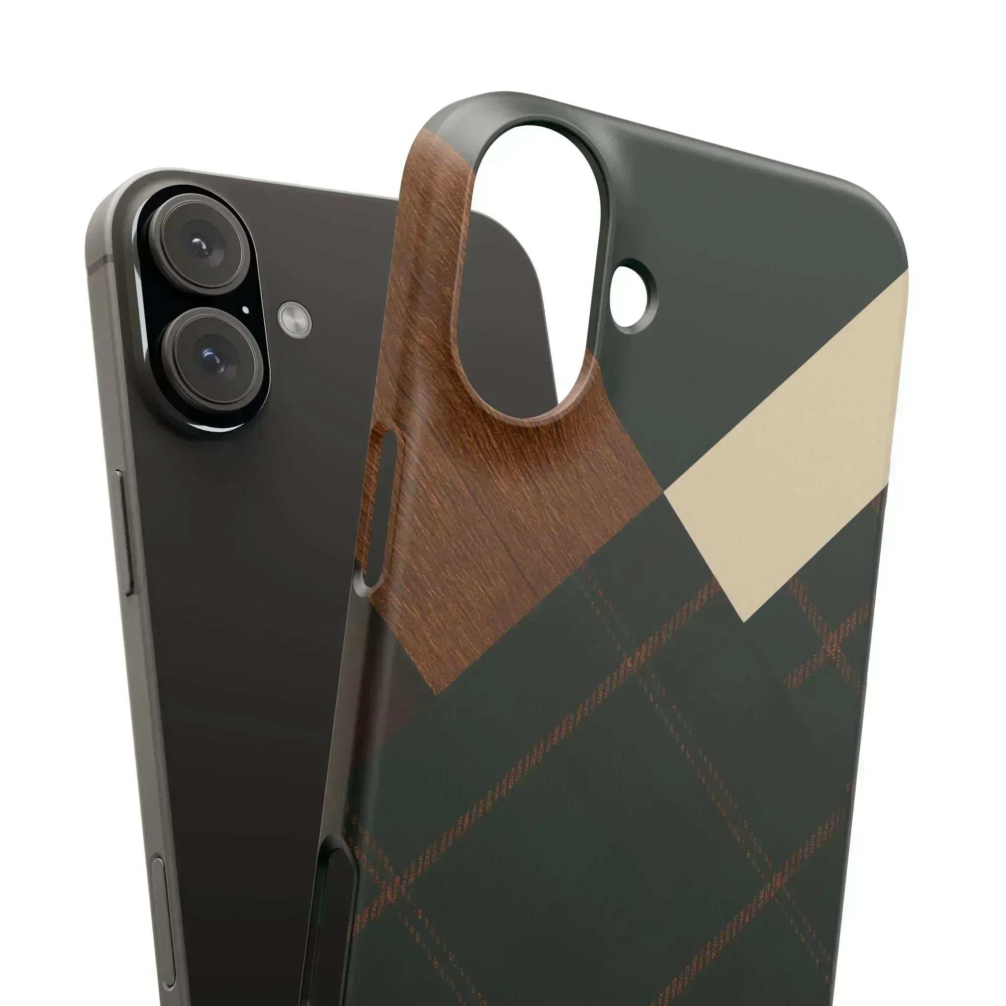 Rustic Green Phone Case for iPhone 8-16 and Galaxy S20-S24 - KARARMDESIGN