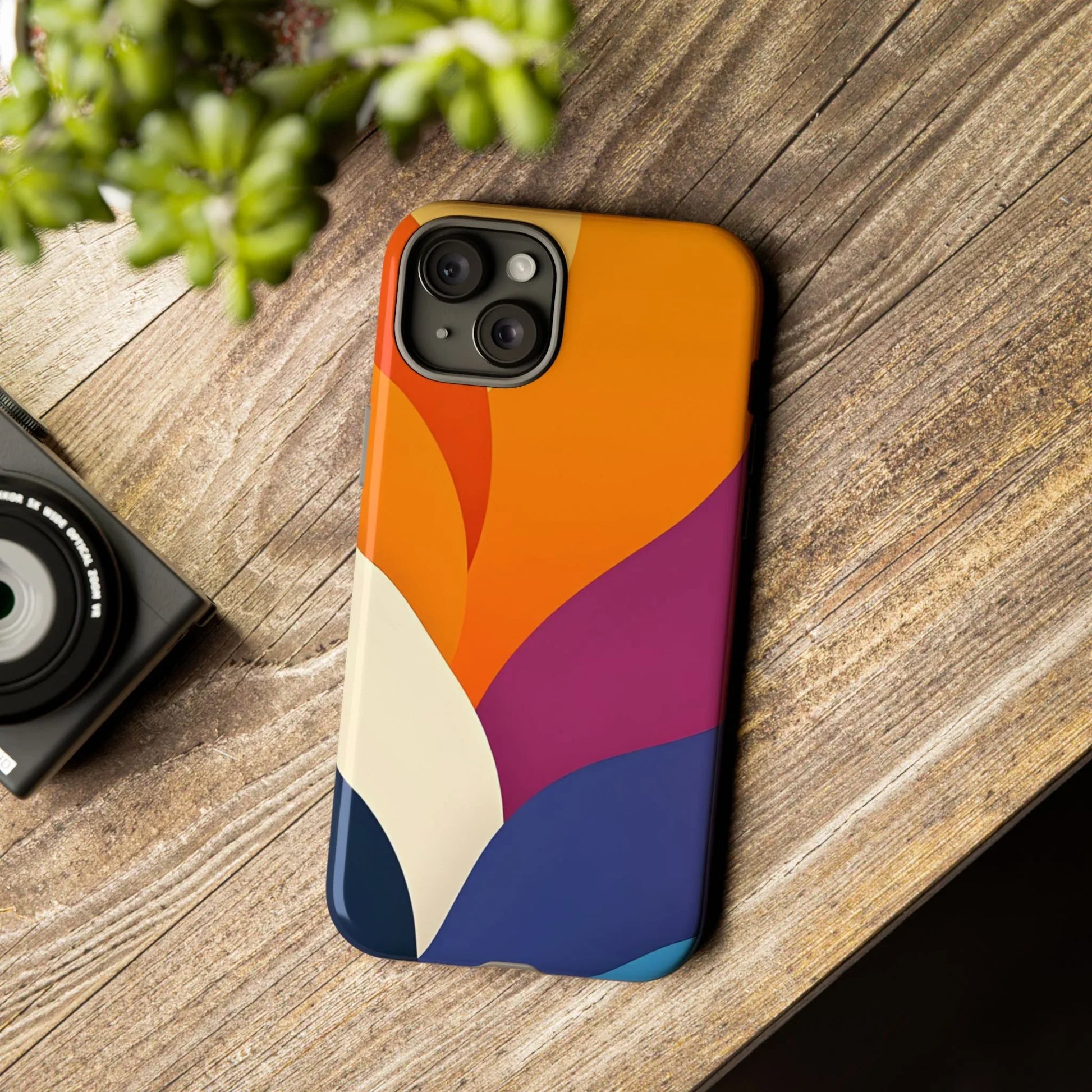 Vibrant Abstract Design Phone Case for iPhone and Galaxy - KARARMDESIGN