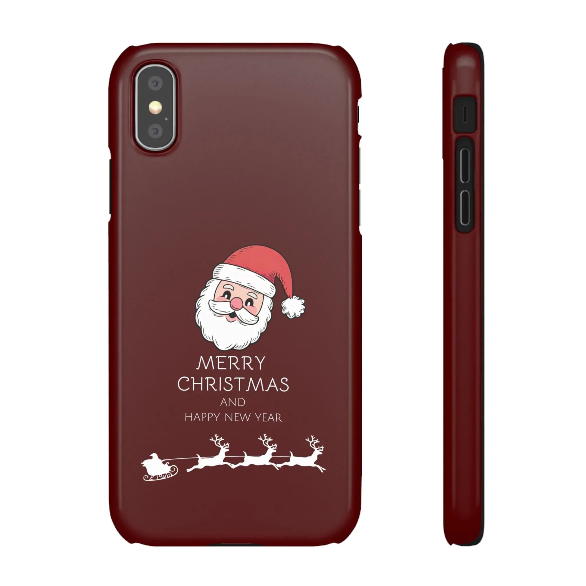 Crimson Claus Phone Case for iPhone 8-17 and Galaxy S20-S25 - KARARMDESIGN