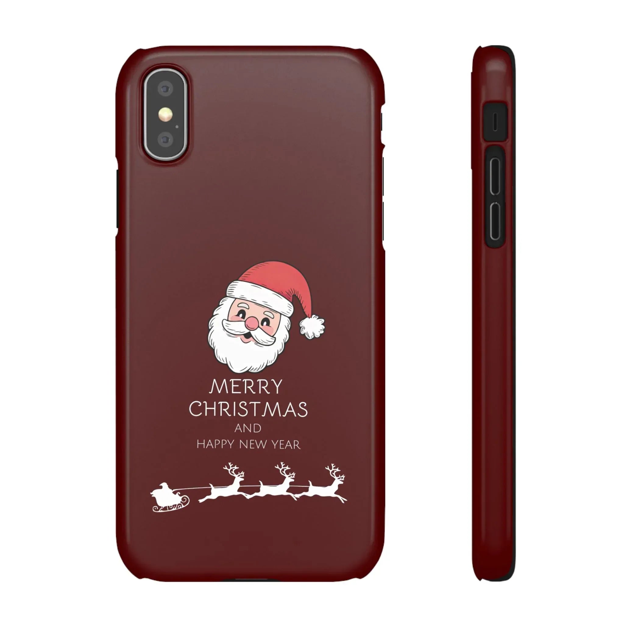 Crimson Claus Phone Case for iPhone 8-17 and Galaxy S20-S25 - KARARMDESIGN
