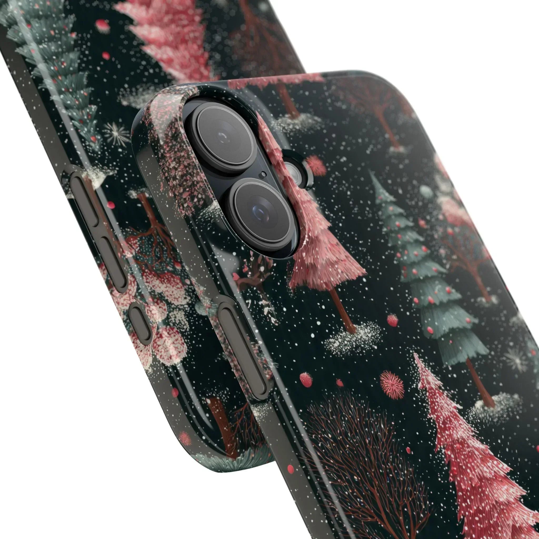 Winter Bloom Forest Phone Case for iPhone 11-17 and Galaxy S20-S25 - KARARMDESIGN