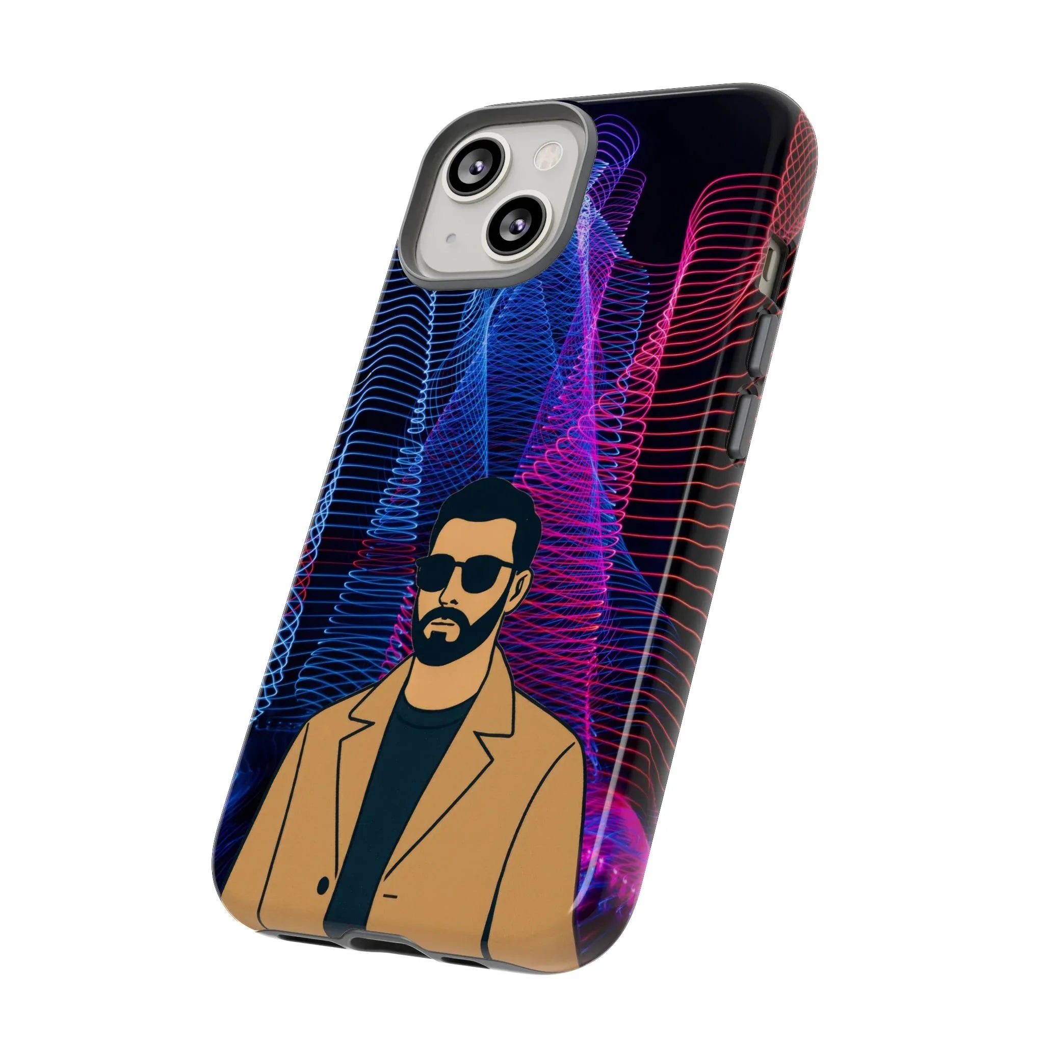 Bearded Style Phone Case for iPhone 11-17 and Galaxy S20-S25 - KARARMDESIGN