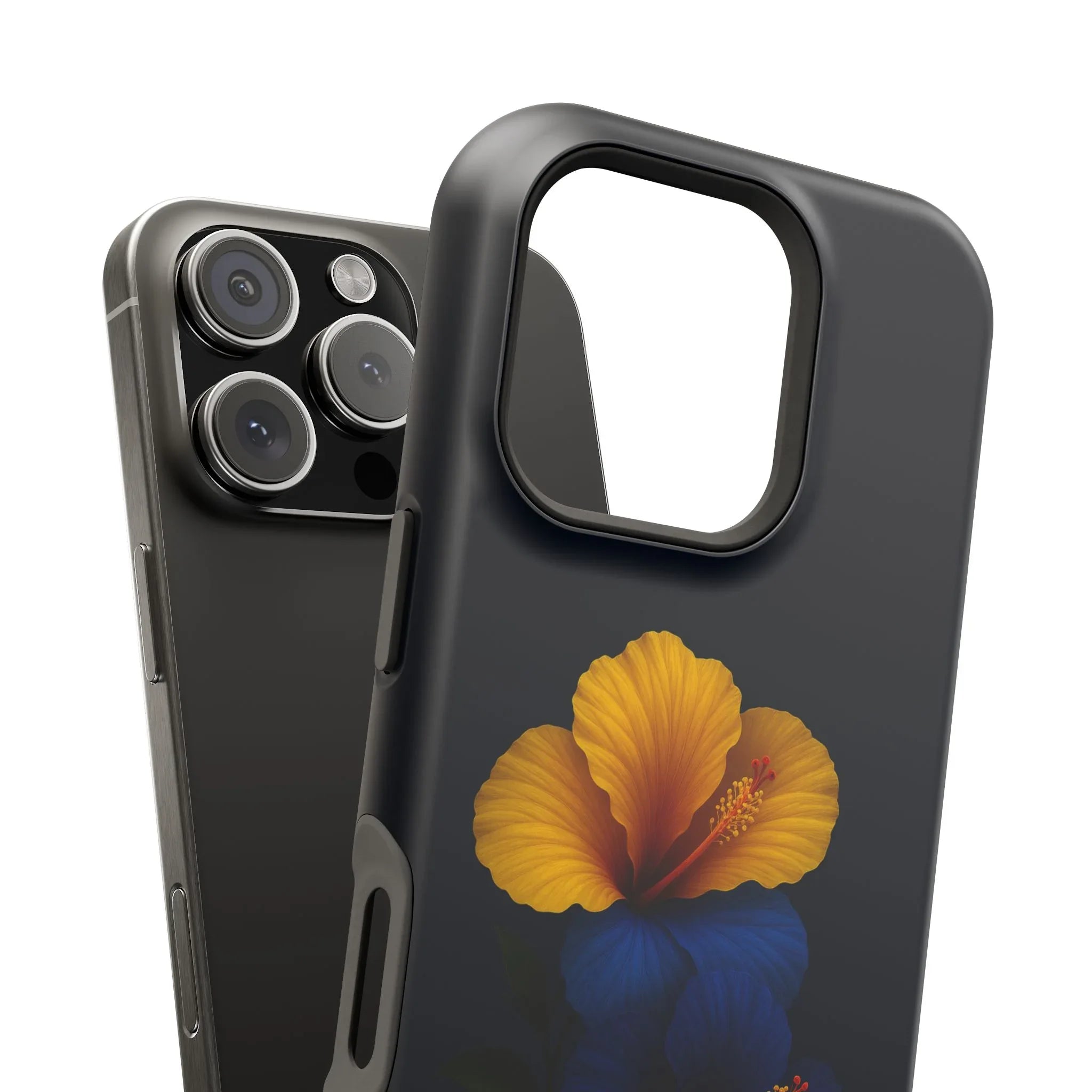 Elegant Hibiscus Phone Case for iPhone 11-17 and Galaxy S21-S22 - KARARMDESIGN