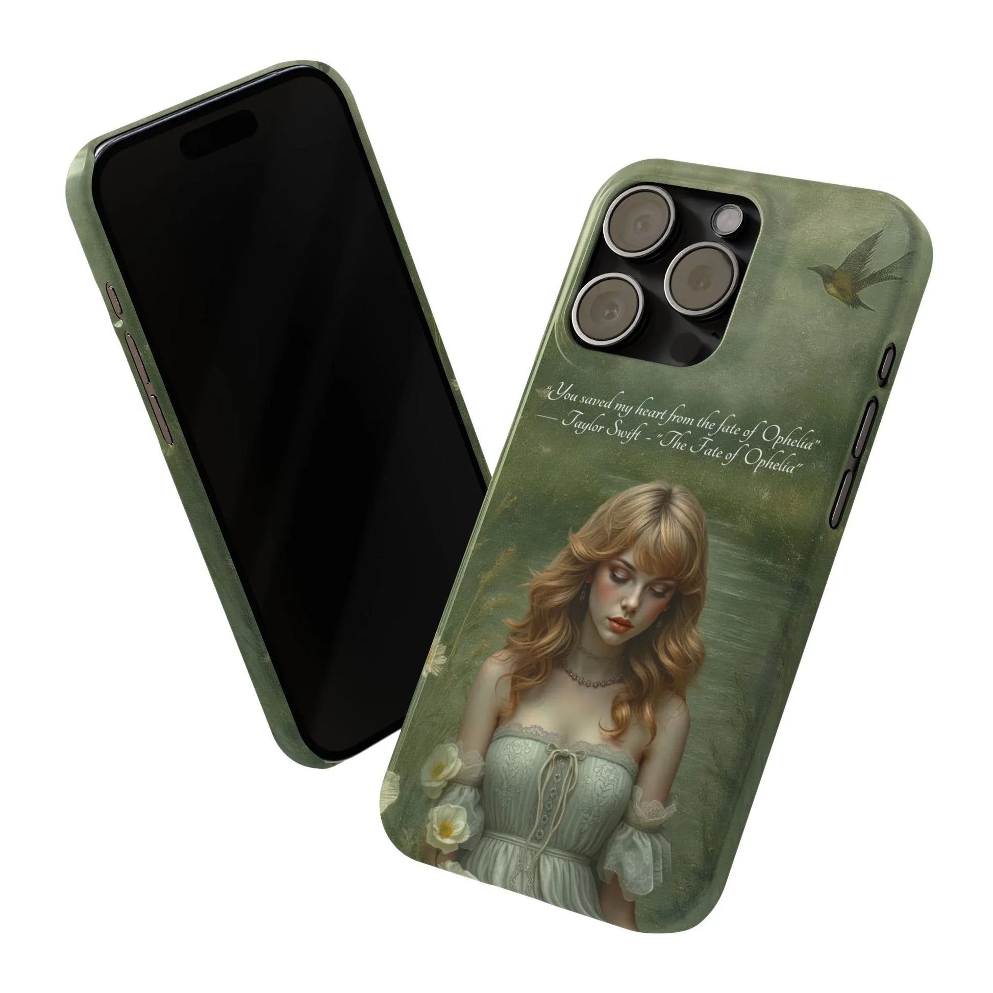 "Melancholic Ophelia" Phone Case for iPhone 11-17 - KARARMDESIGN