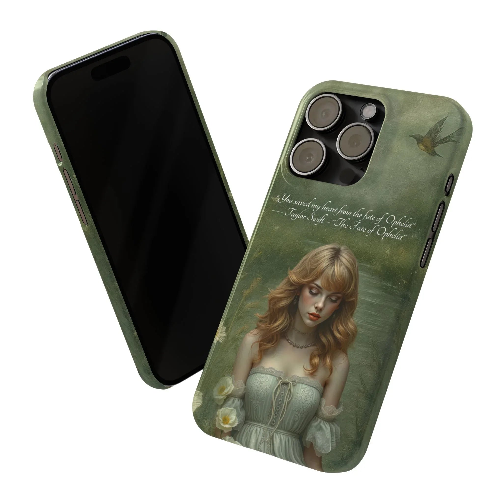 "Melancholic Ophelia" Phone Case for iPhone 11-17 - KARARMDESIGN