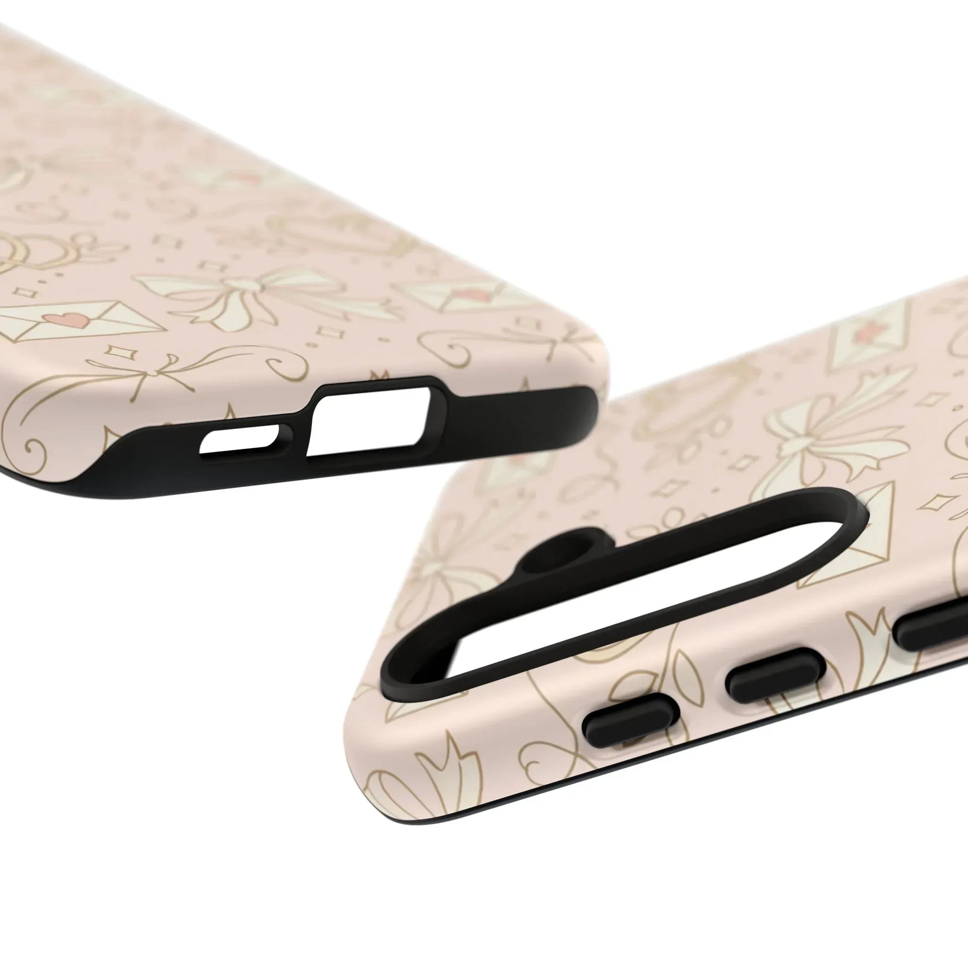 Sweet Romance Tough Phone Case for iPhone 11–17 & Galaxy S10–S25 - KARARMDESIGN