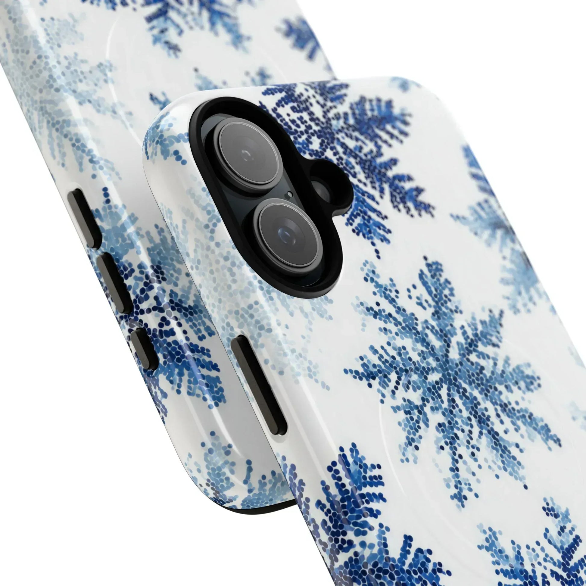 Snowflake Elegance Phone Case for iPhone 13-17 - KARARMDESIGN
