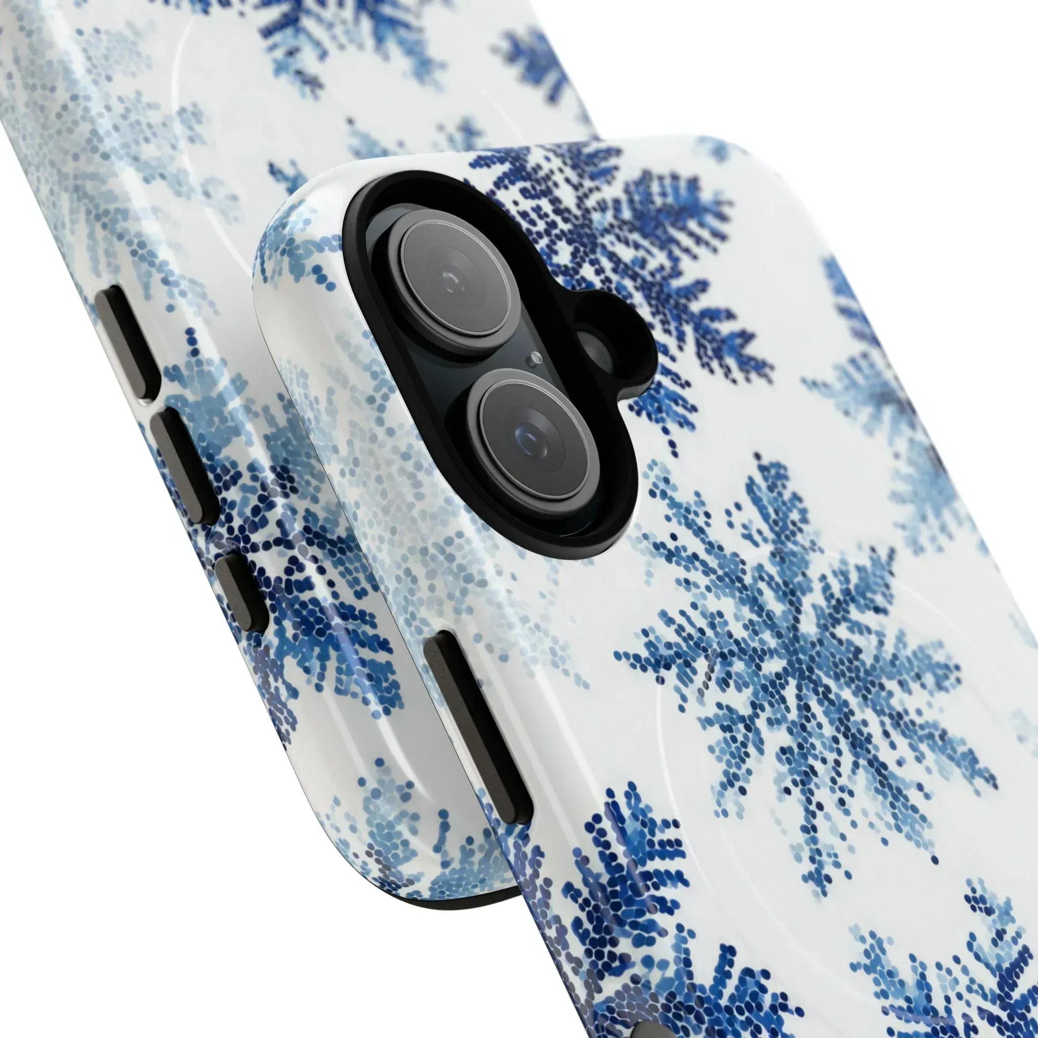 Snowflake Elegance Phone Case for iPhone 13-17 - KARARMDESIGN