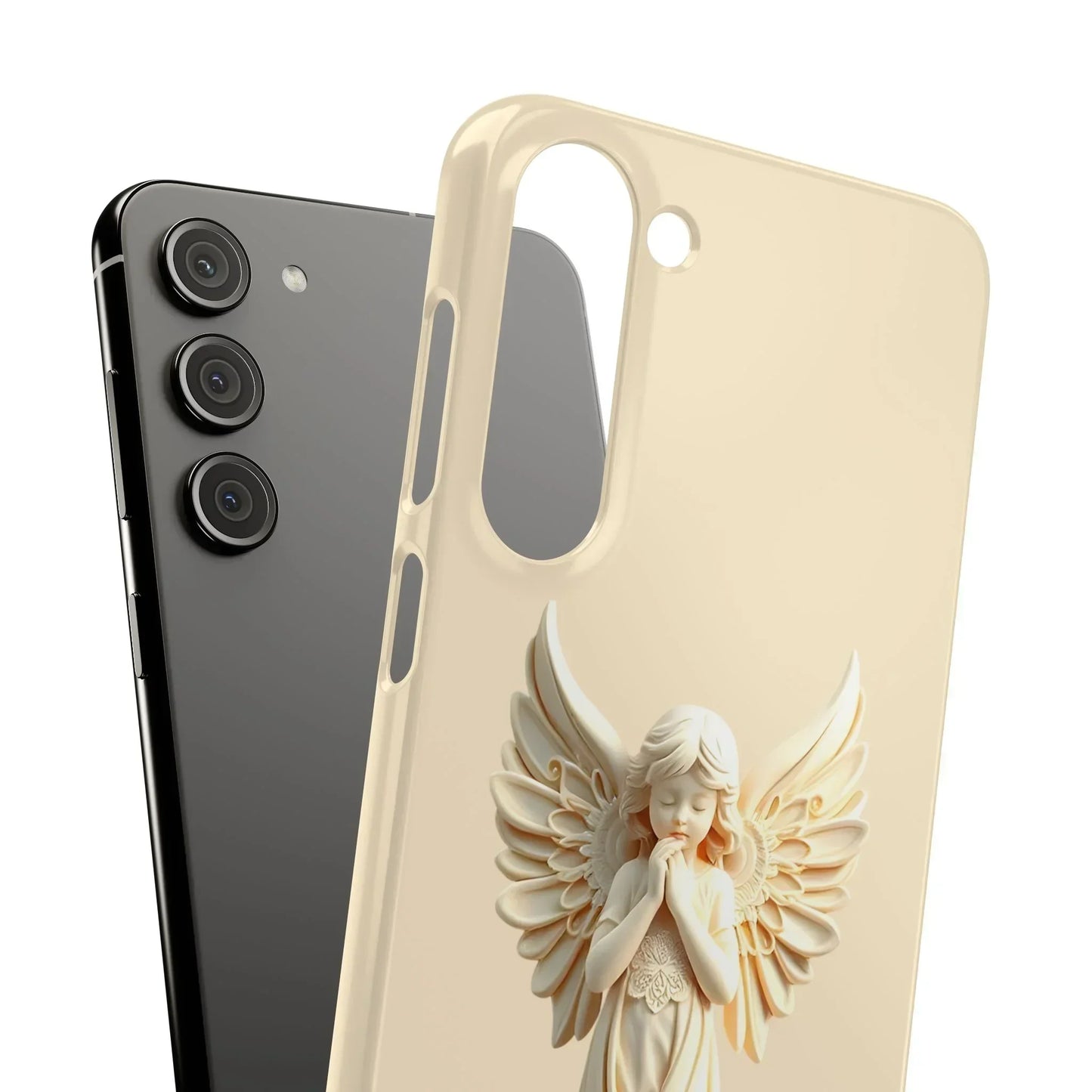 Heavenly Angel Phone Case for iPhone 7-16 and Samsung Galaxy S10-S24 Models - KarArmDesign