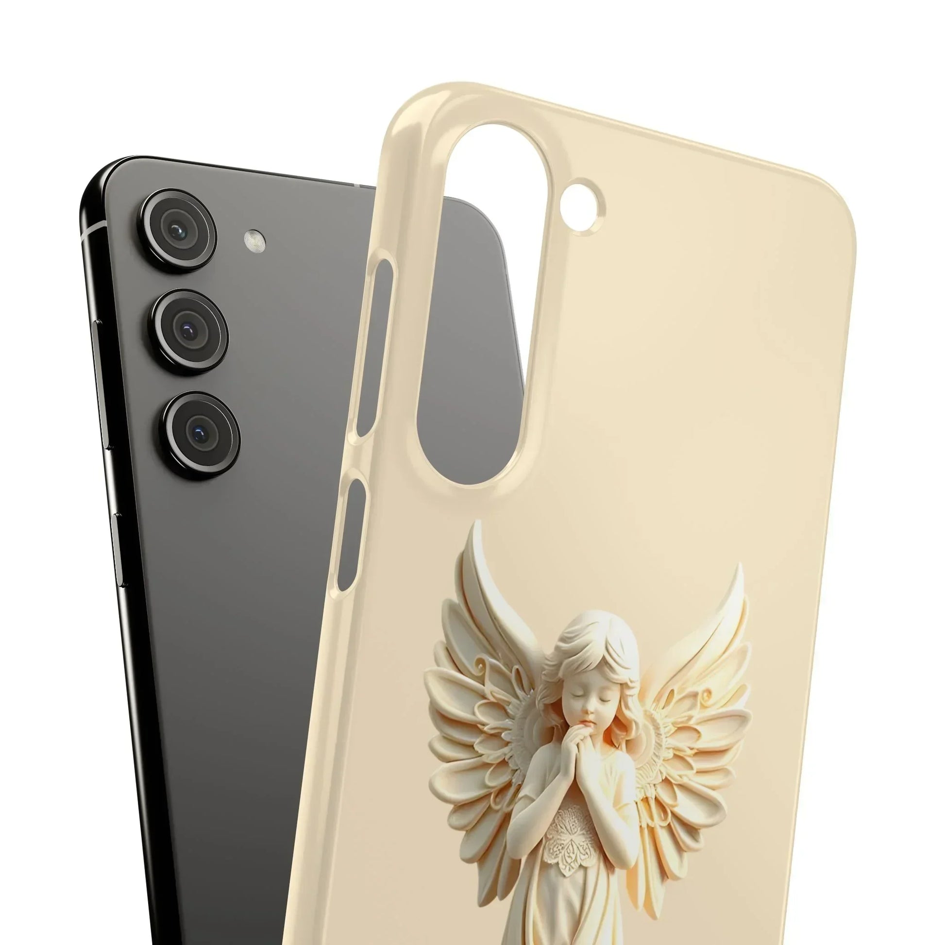 Heavenly Angel Phone Case for iPhone 7-16 and Samsung Galaxy S10-S24 Models - KarArmDesign