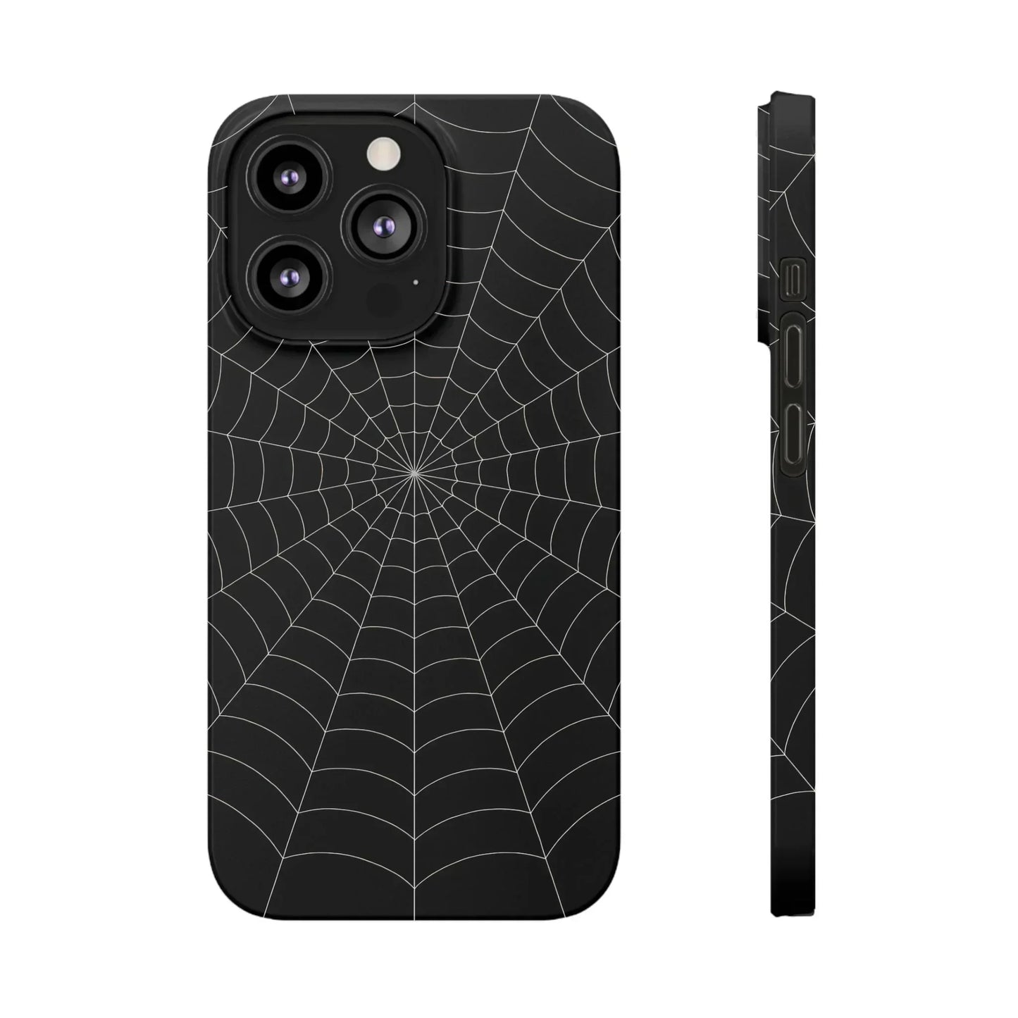 Spider Web Phone Case Slim Cases for iPhone 12-16 Models - KarArmDesign