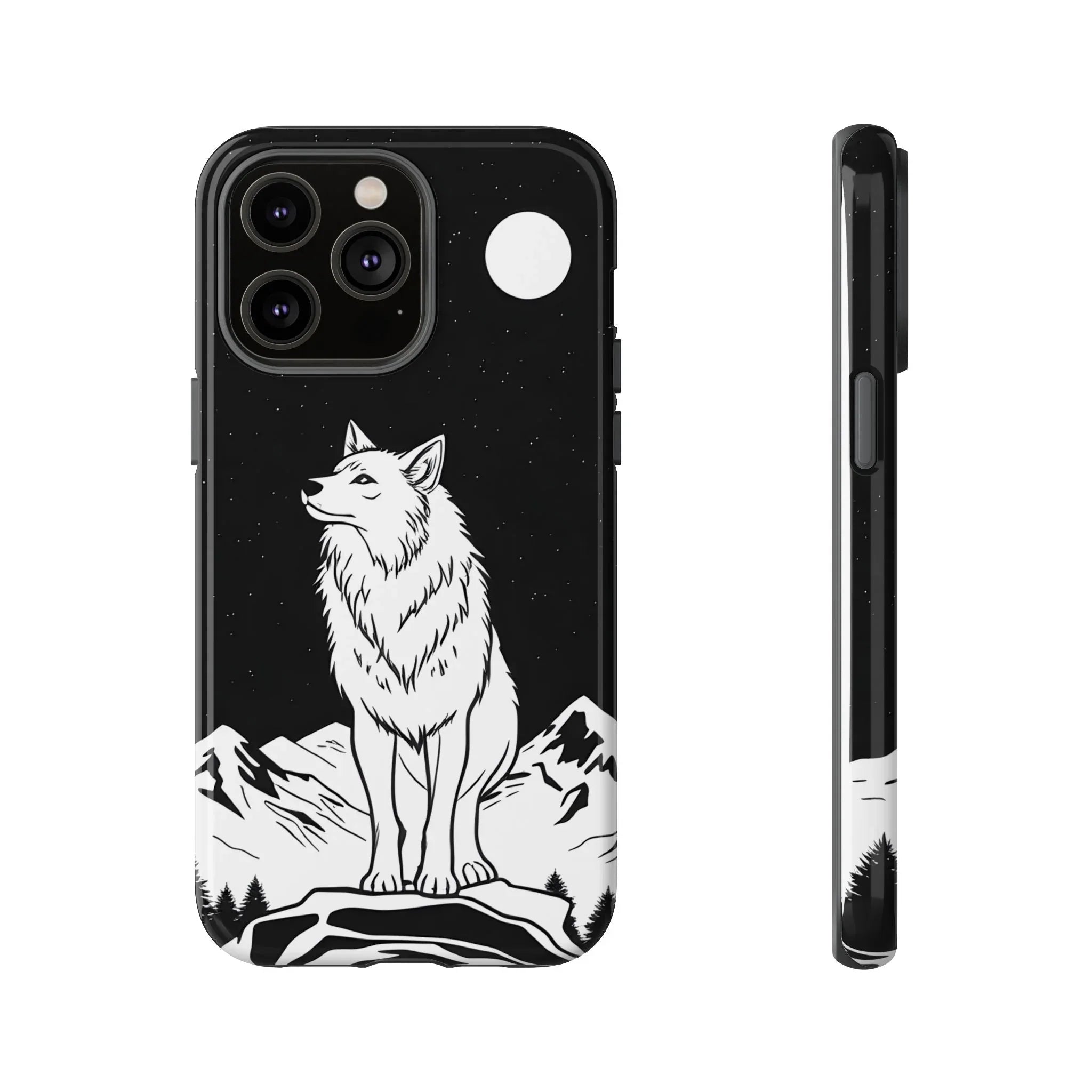 Majestic Wolf Phone Case for iPhone and Galaxy - KARARMDESIGN