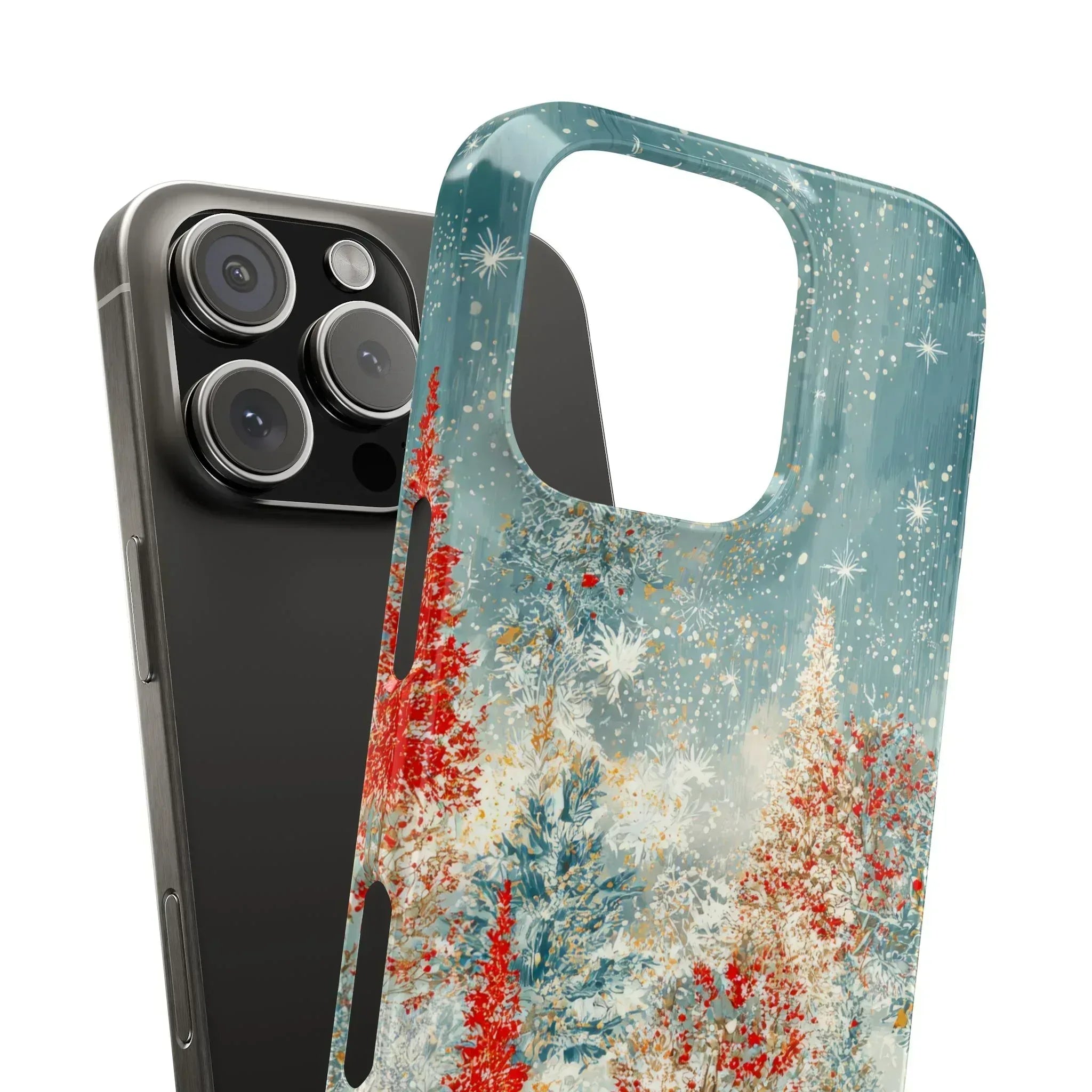 Snowy Forest Phone Case for iPhone 11-17 - KARARMDESIGN