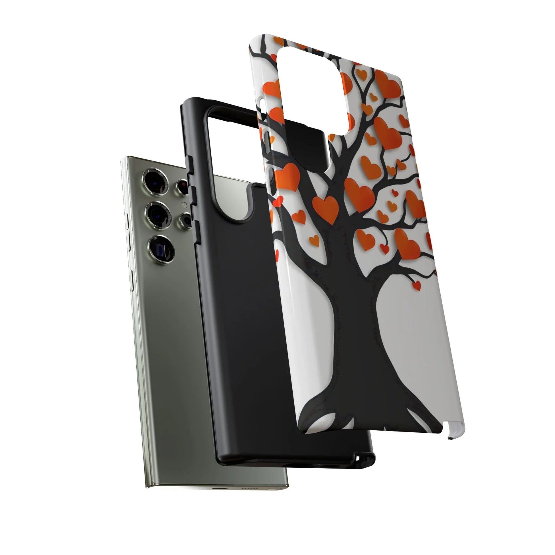 Heart Design Phone Case for iPhone 11–17 and Galaxy S20–S25 - KARARMDESIGN