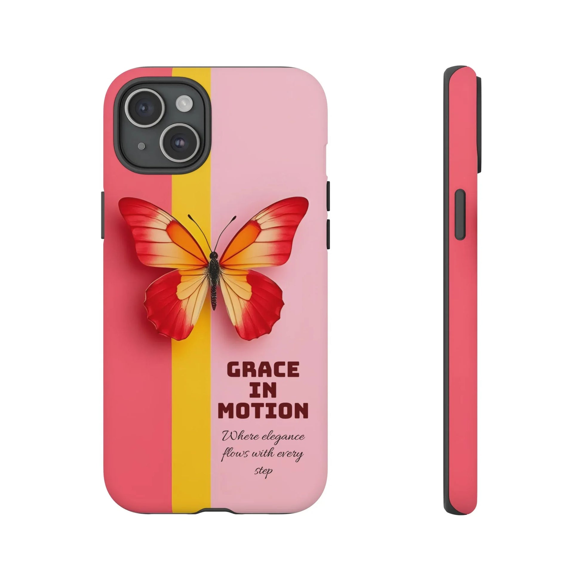 Grace in Motion – Elegant Phone Case for iPhone, Galaxy & Pixel - KARARMDESIGN