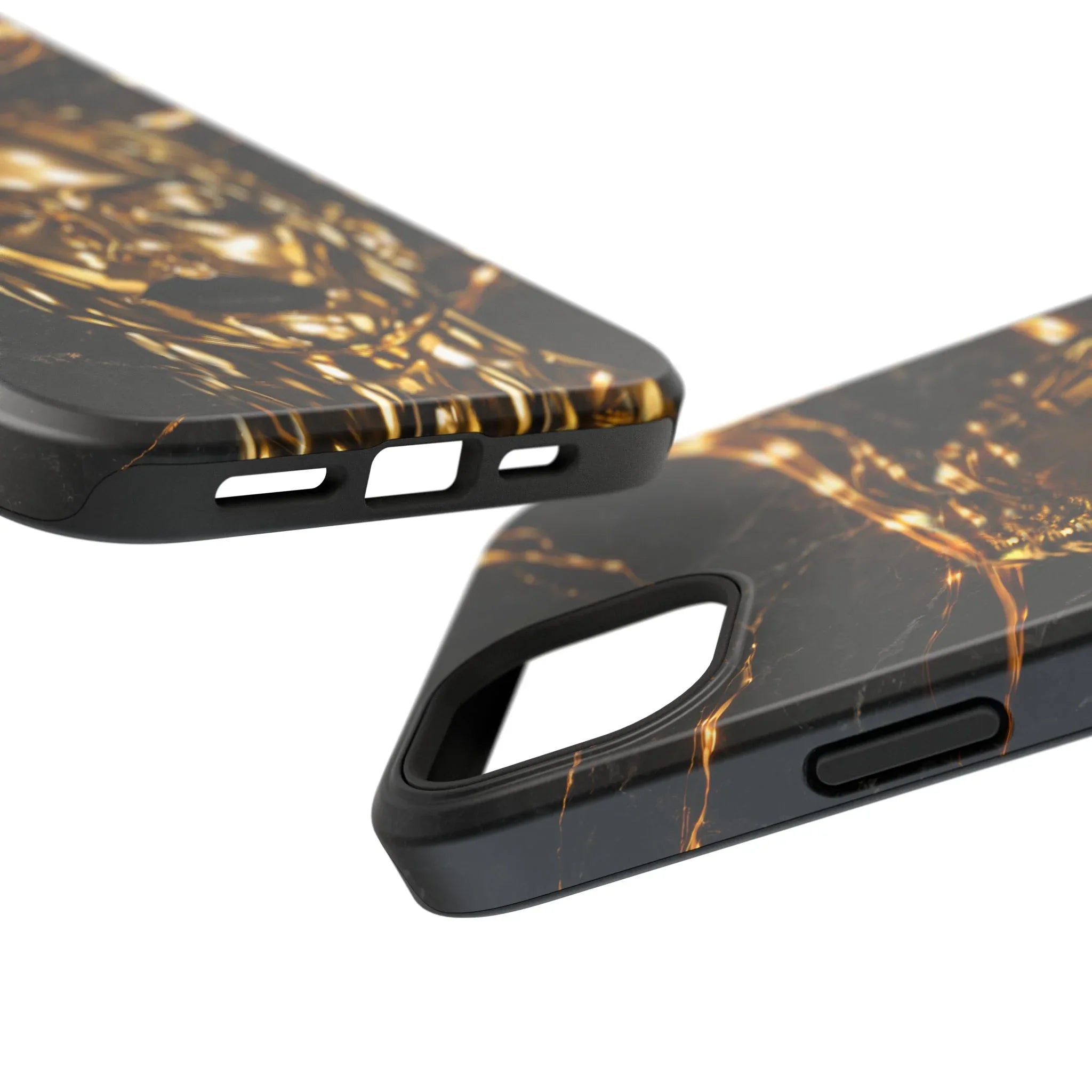 Luxury Gold Portrait Phone Case for iPhone 11-17 and Galaxy S21-S25 - KARARMDESIGN