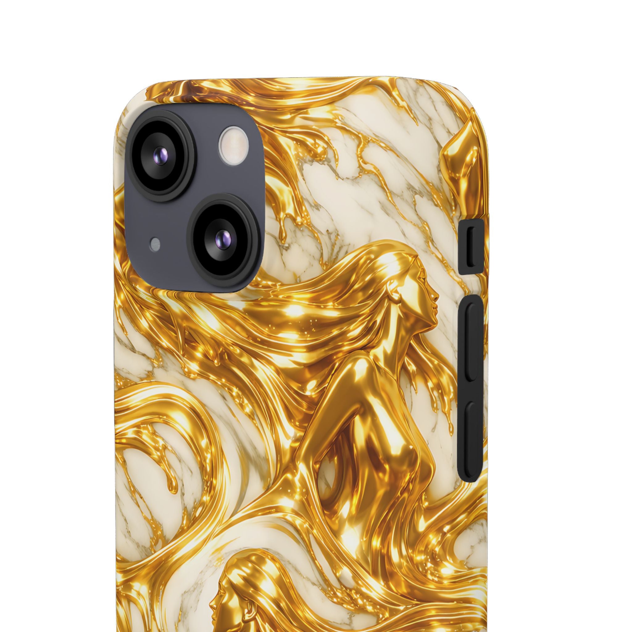 Divine Gold Woman Snap Phone Case for iPhone & Galaxy