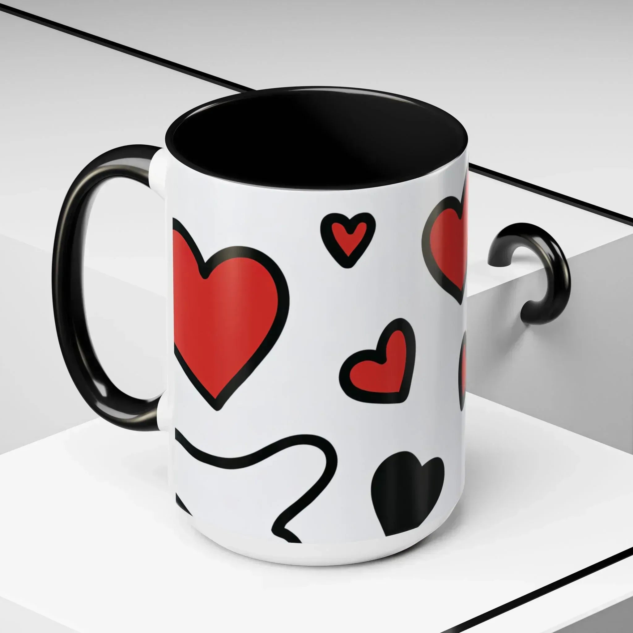 Love Overflow Mug – Accent Coffee Mug (11, 15oz) - KARARMDESIGN